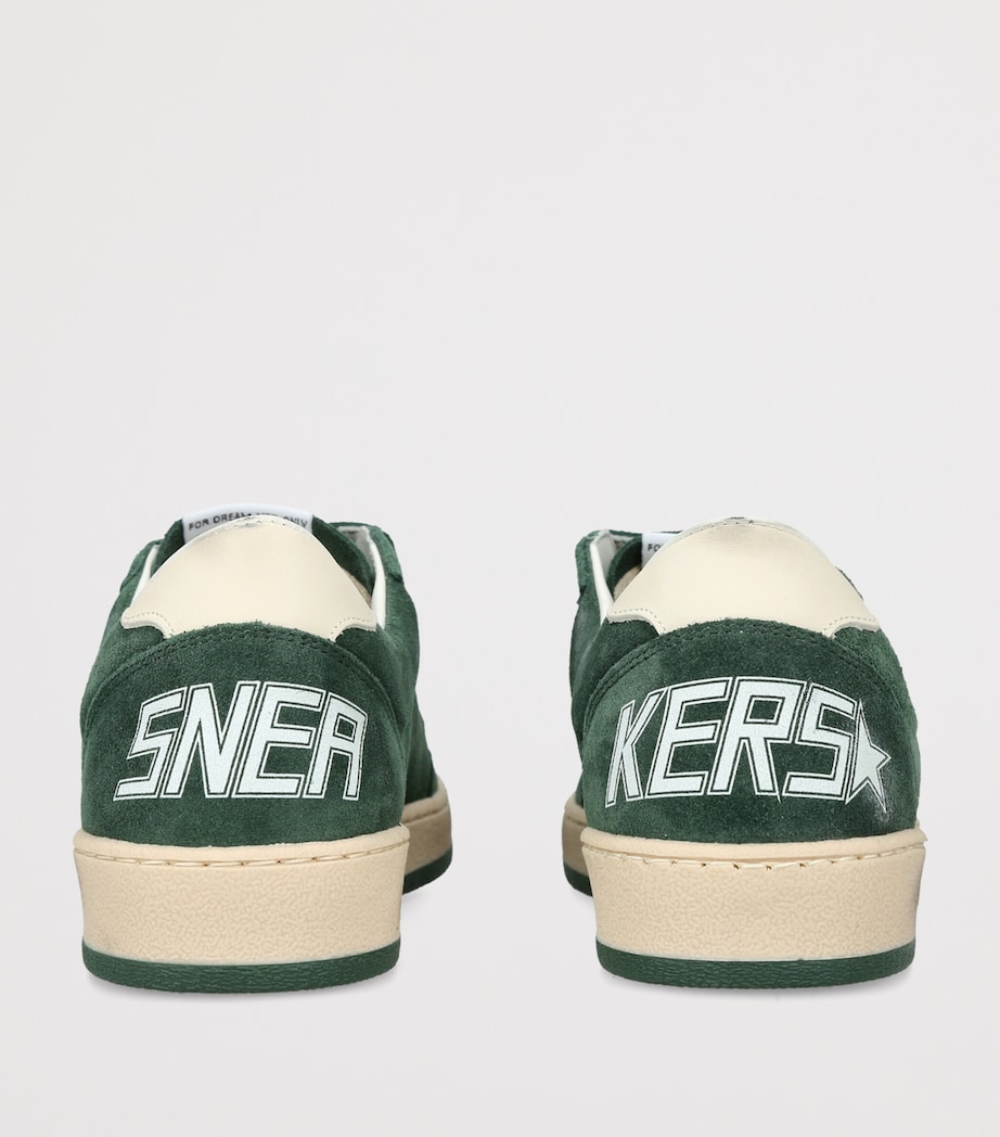 Golden Goose Suede Ball Star Sneakers Dark Green Image 4