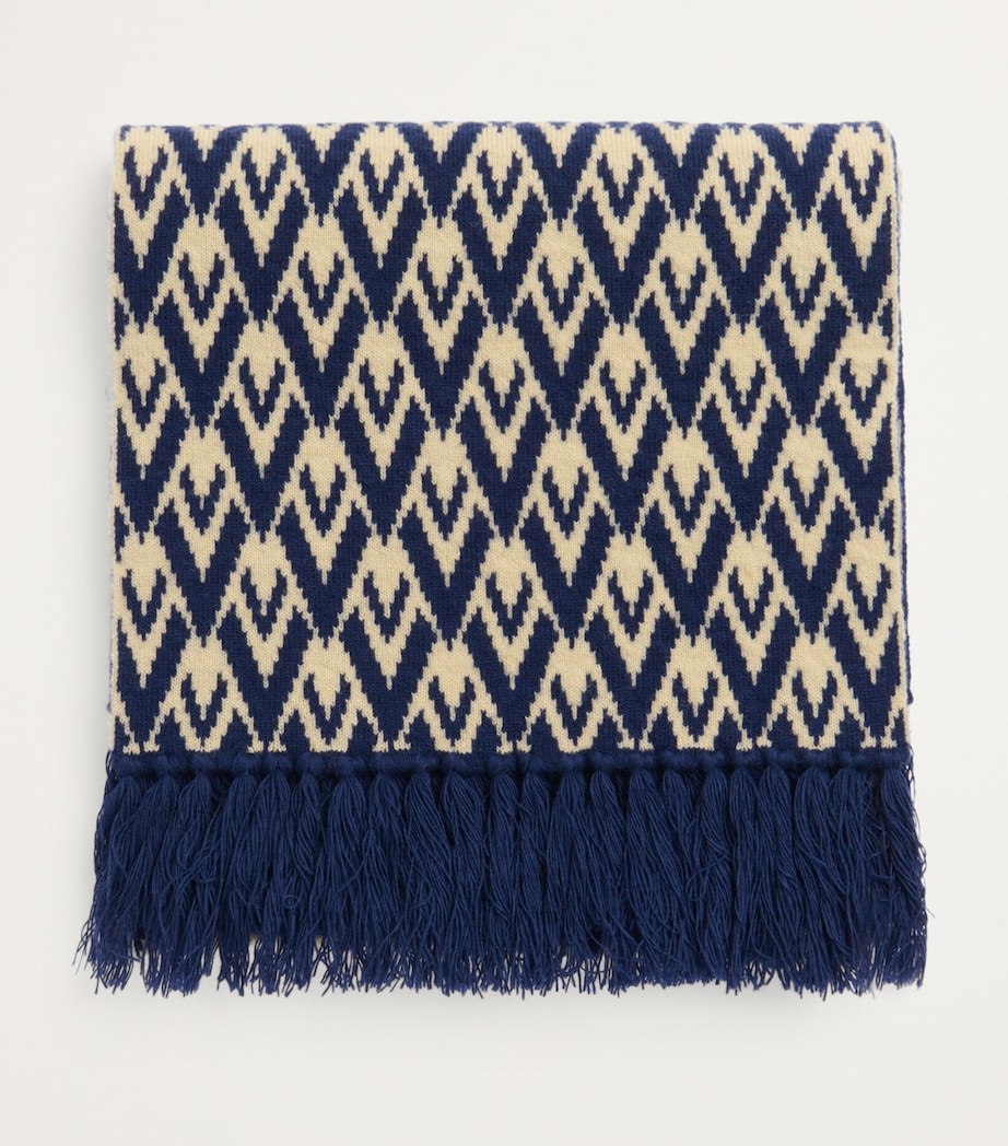 Wool Patterned Scarf RDR Image 2