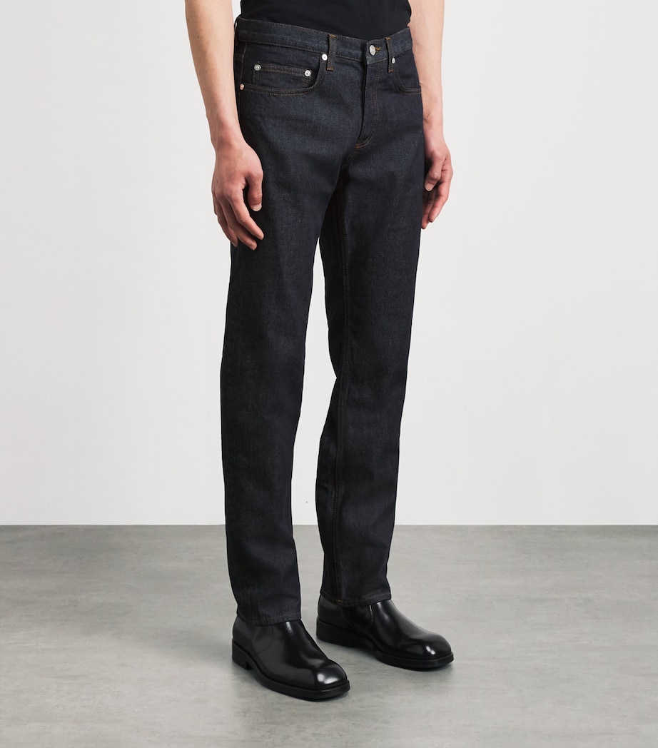 Sandro Paris Mens Slim Jeans Raw Denim Image 4