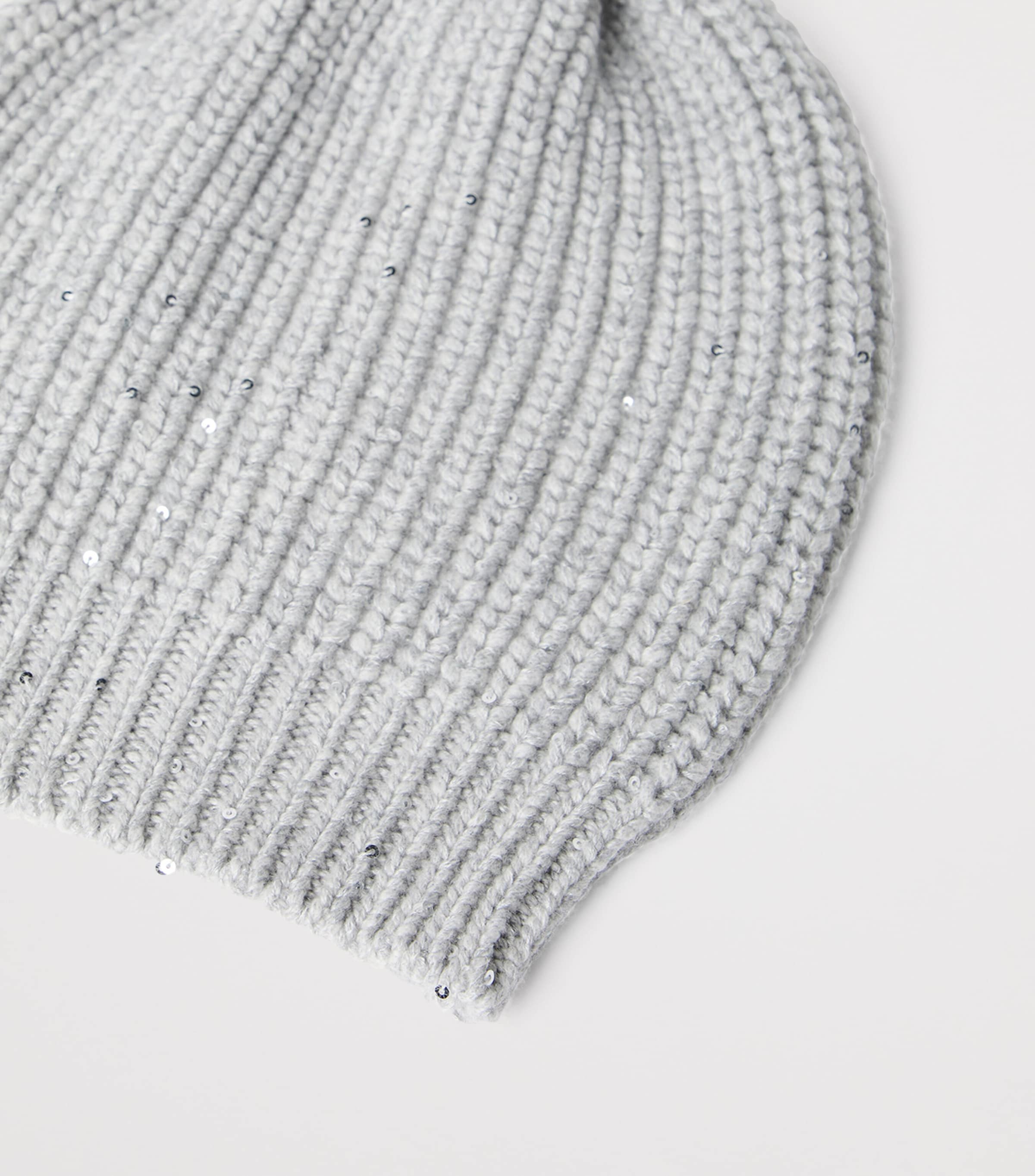 Cashmere-Silk Embellished Beanie CJ072 Image 3