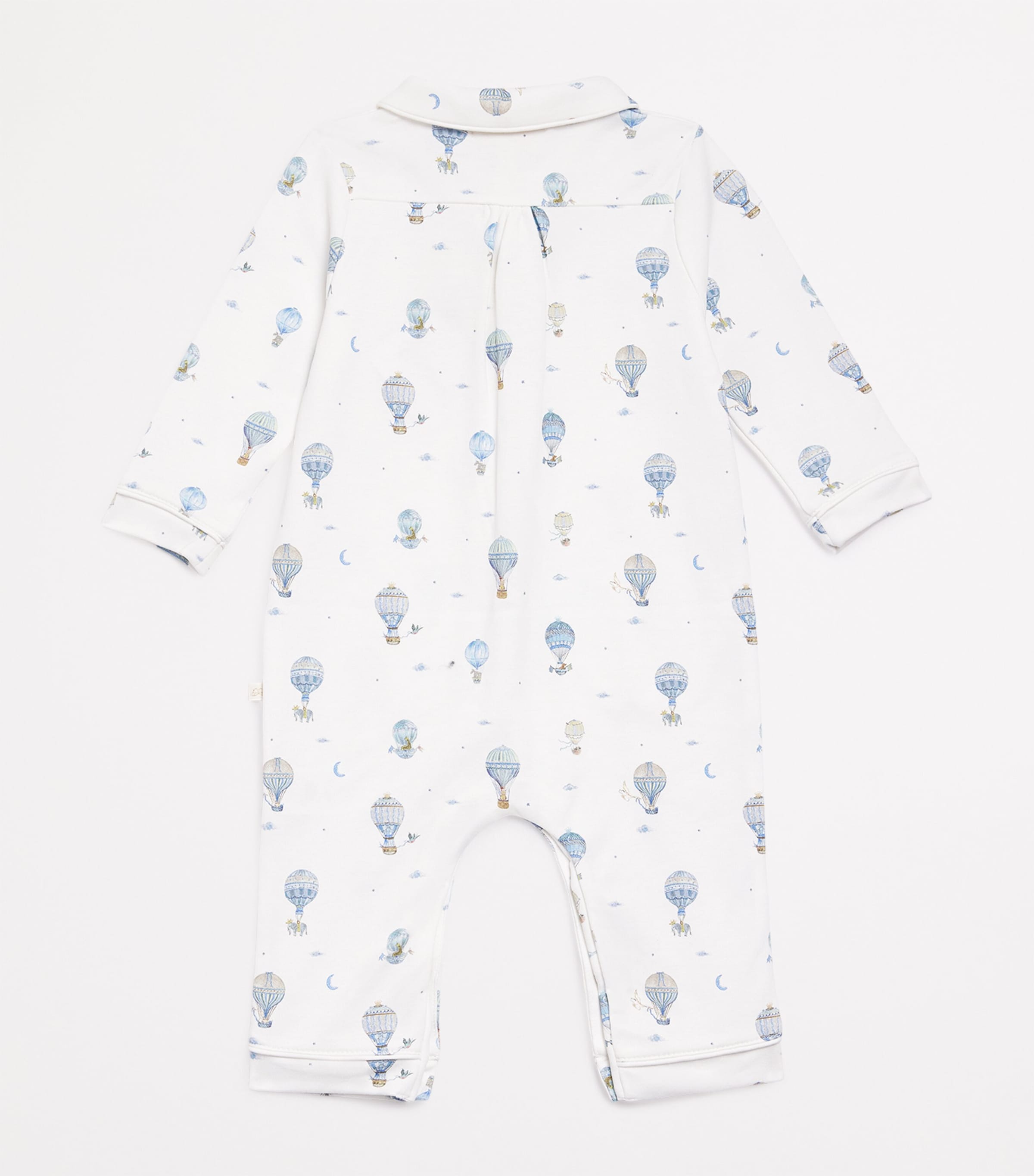 Marie-Chantal Charles Balloon Dream Playsuit (3-24 Months) White/blue Image 2