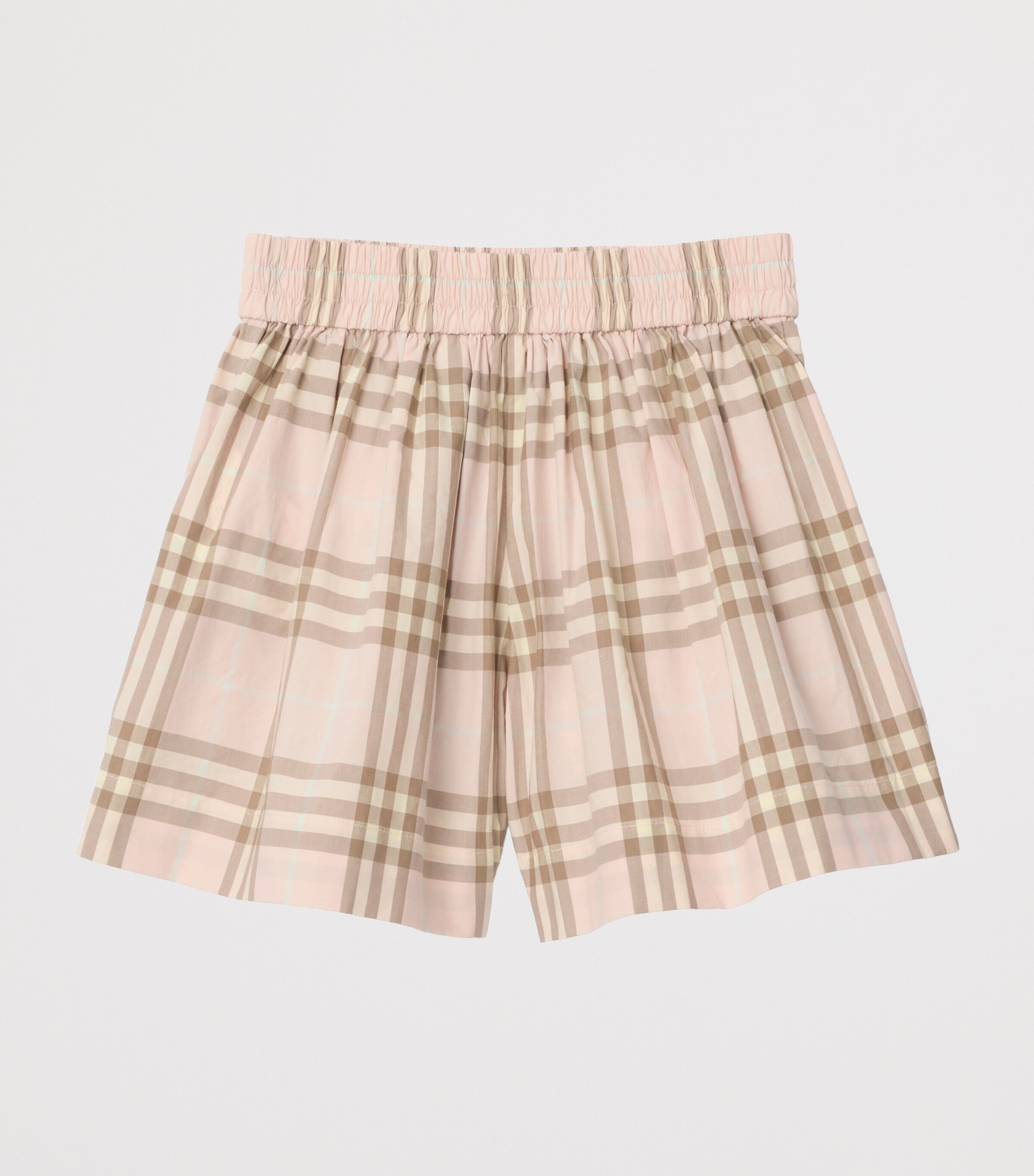 Cotton Check Shorts (3-12 Years) ARCHIVE PINK IP CHEK Image 2