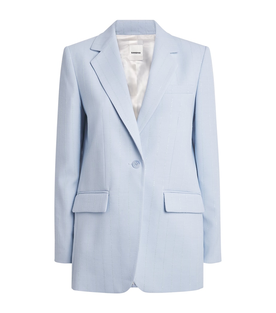 Embellished Blazer SKY BLUE Image 1