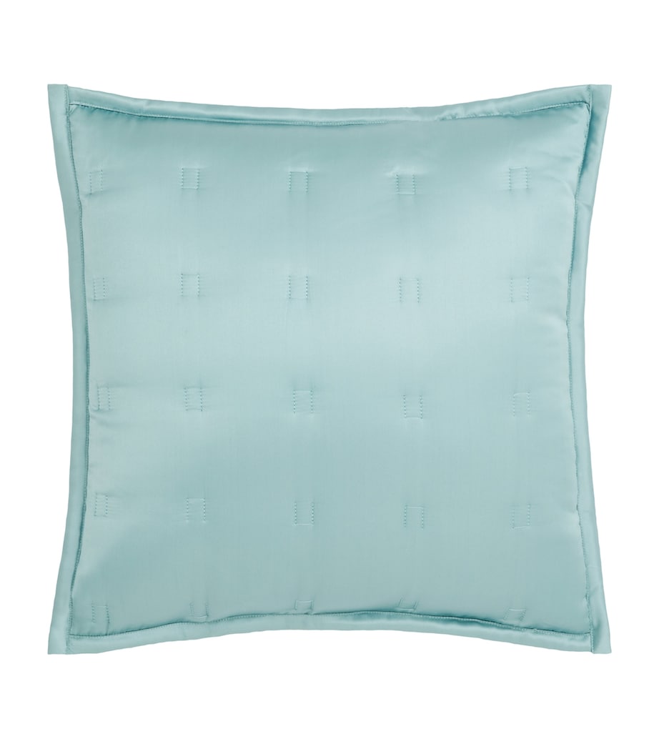 Silk Windsor Cushion (40cm x 40cm) TEAL Image 1