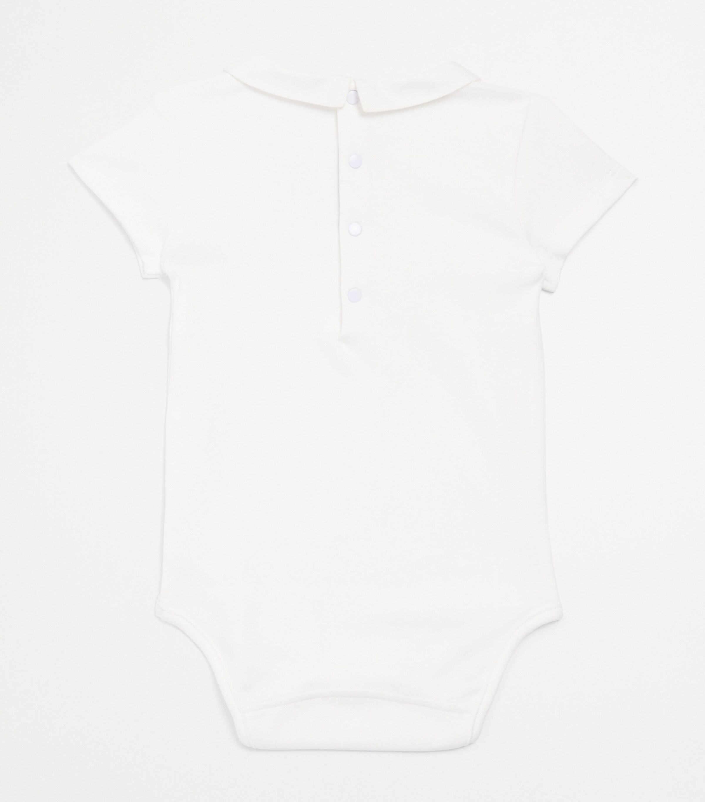 Tartine et Chocolat Embroidered-Collar All-In-One (3 Months-3 Years) Spicy Orange Image 2