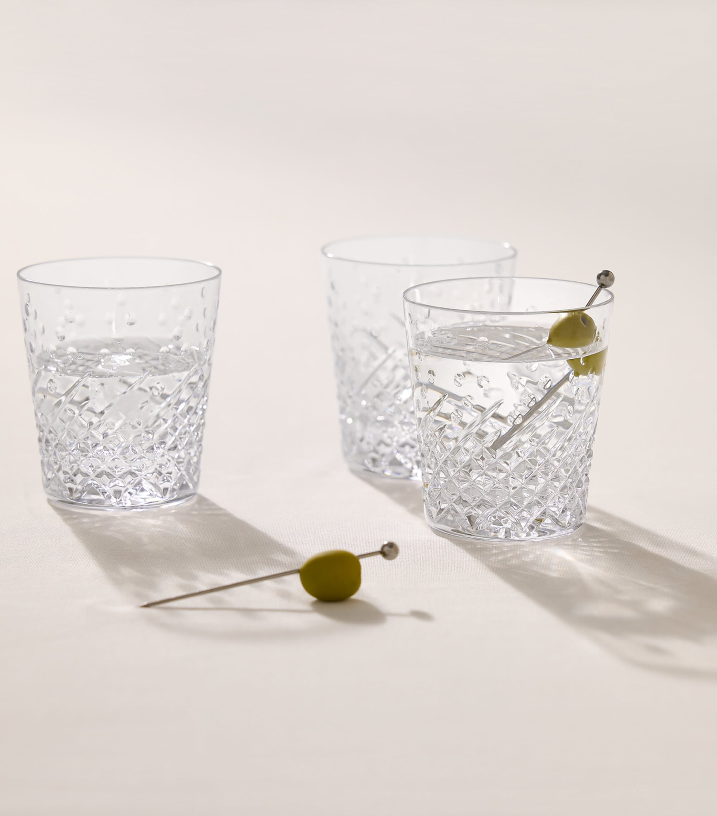 Set of 2 Crystal Celebrations Tumblers (340ml) CLEAR Image 2
