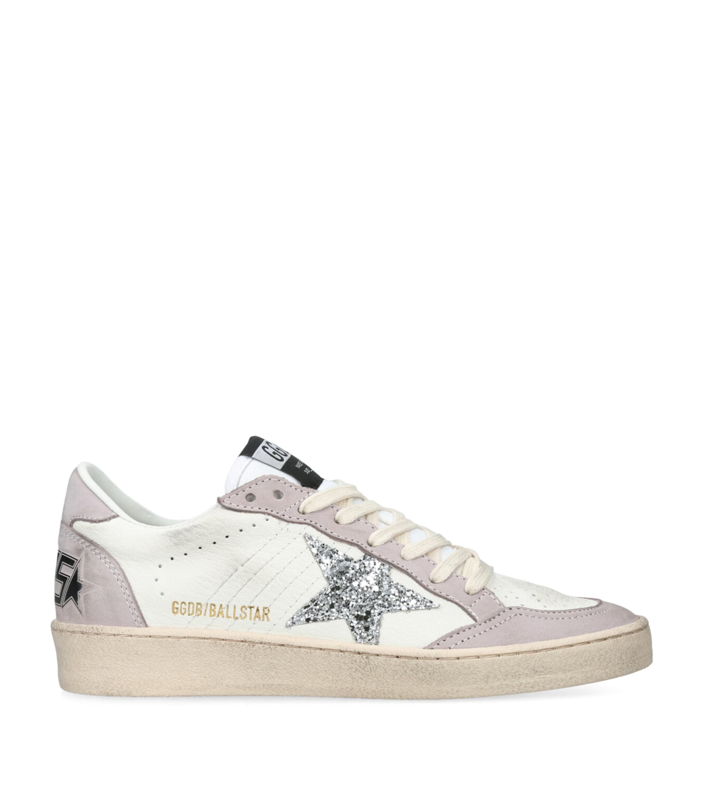 Golden Goose Leather Ball Star Sneakers | Harrods US