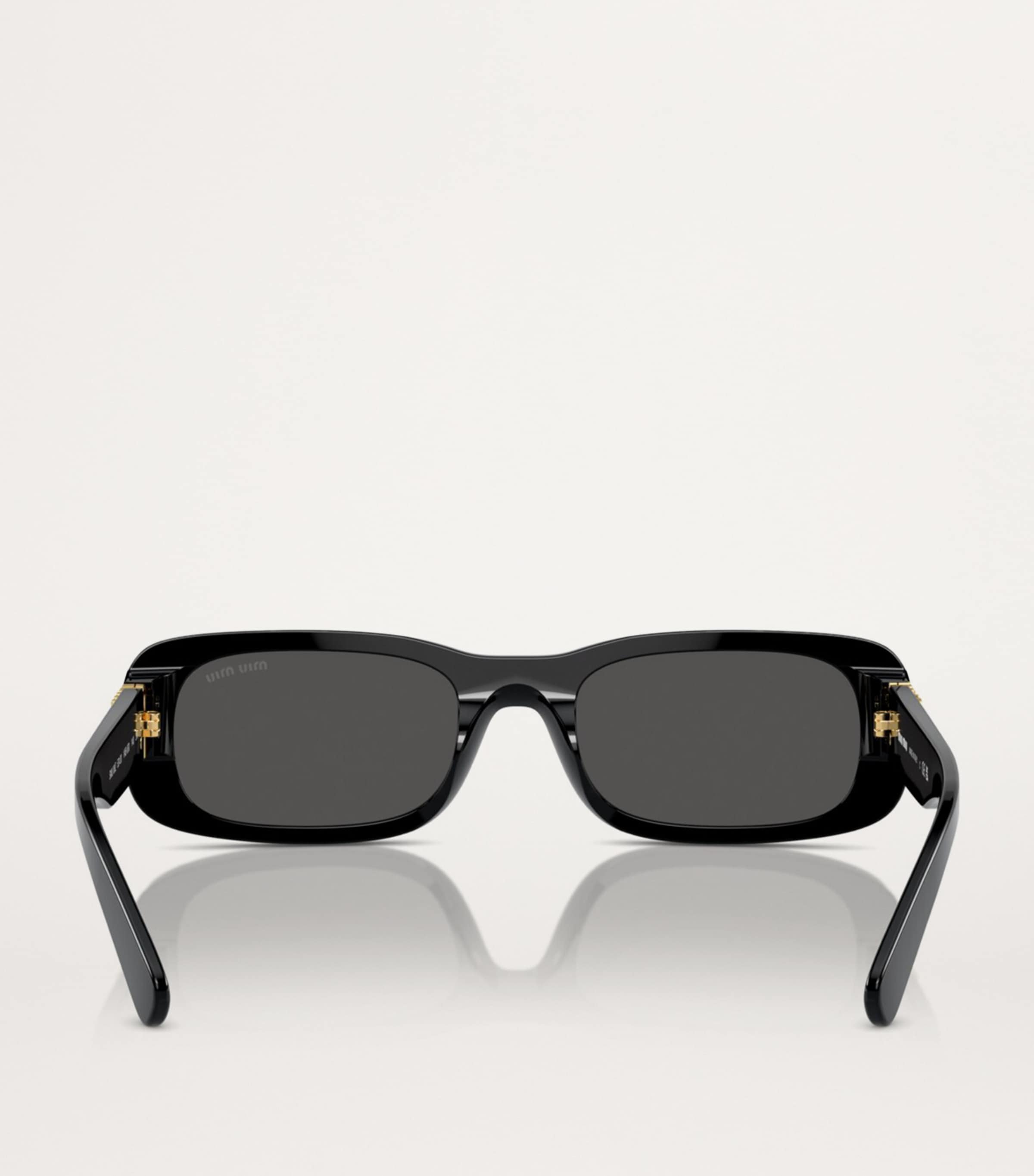 Acetate Rectangular Sunglasses 1AB5S0 Image 4