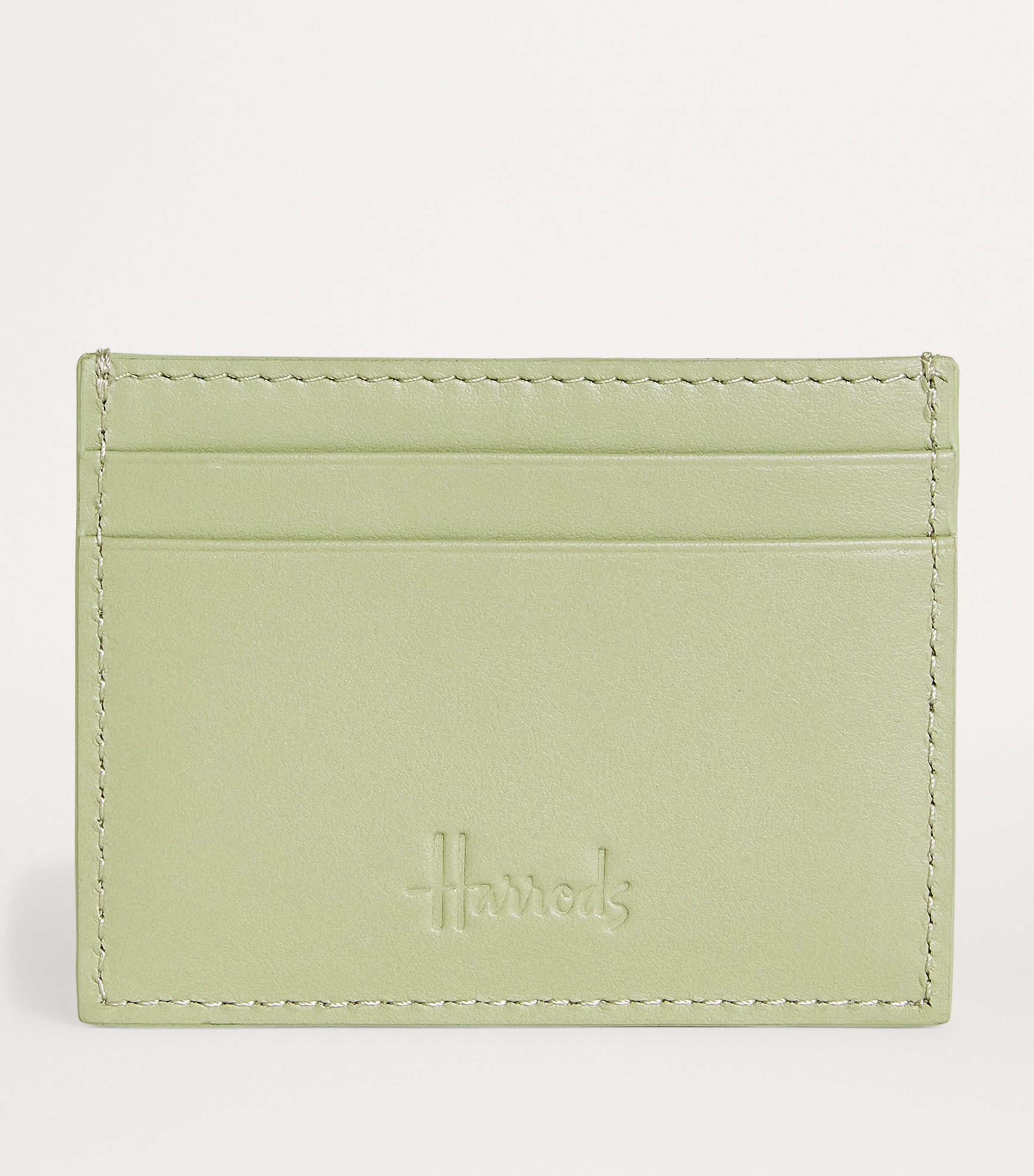 Leather Card Holder GREEN Image 2