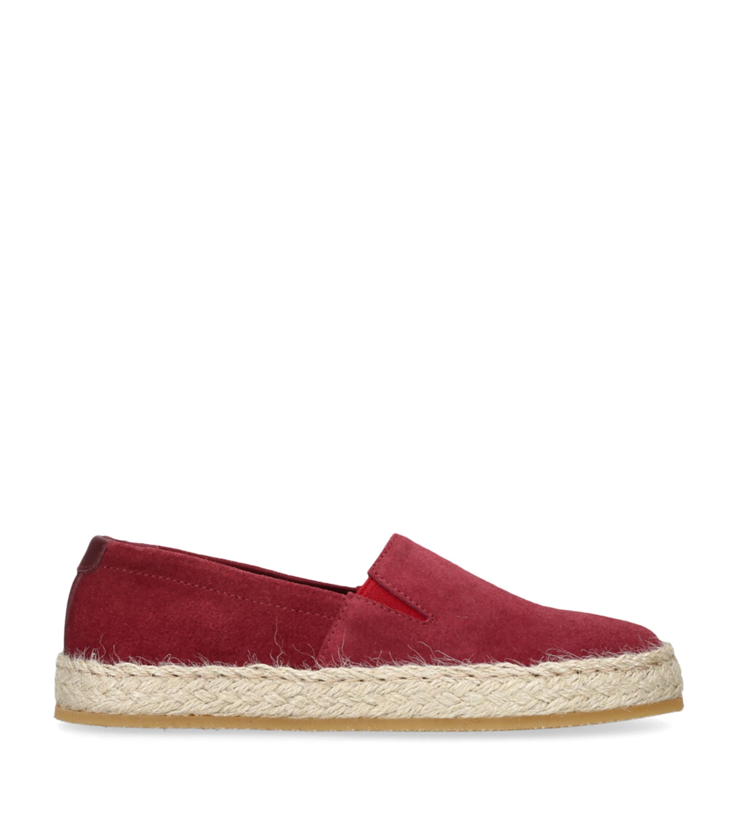 Brunello Cucinelli Kids Suede Espadrilles Red Image 1