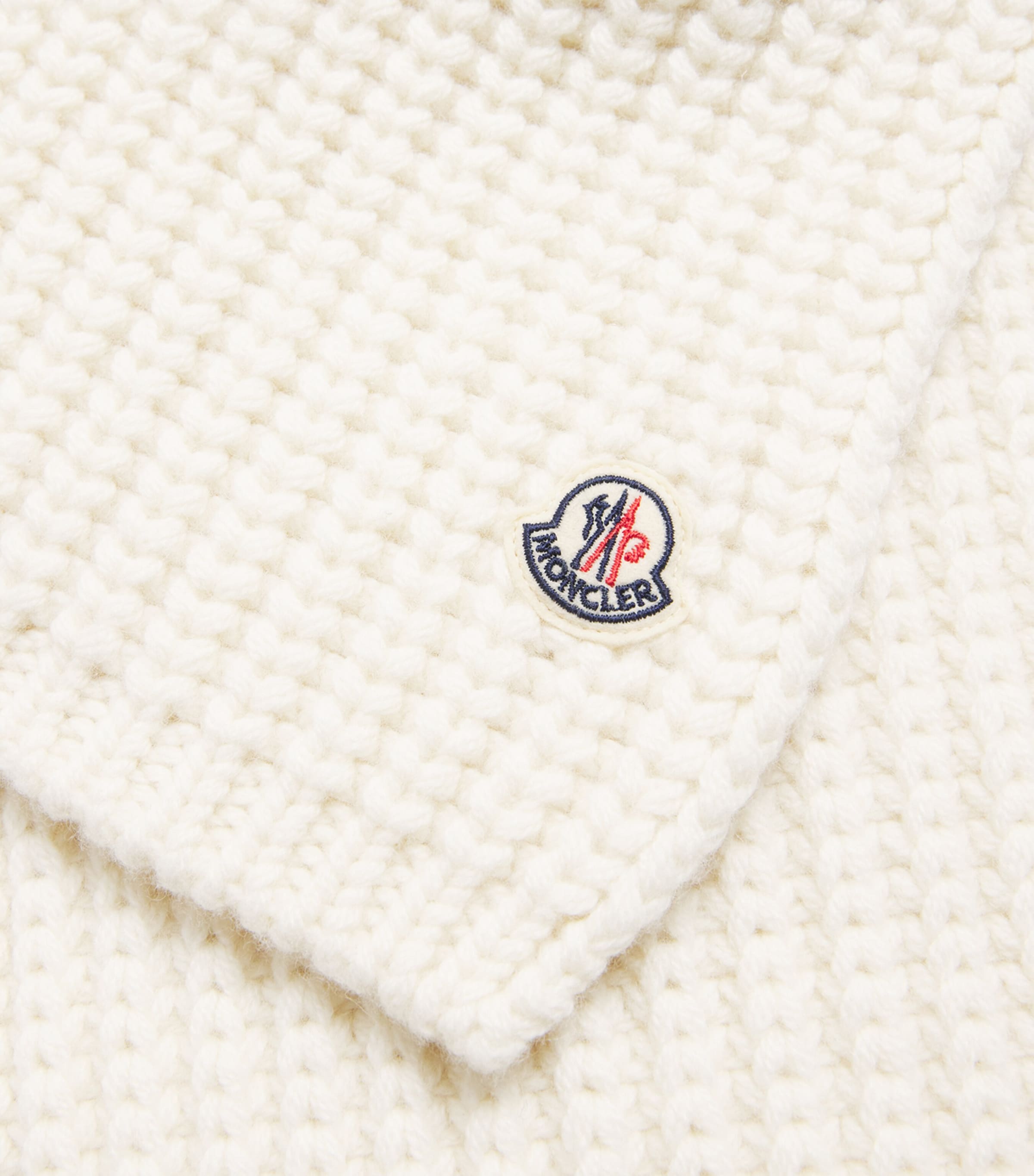 Wool Logo-Patch Scarf 34 Image 4