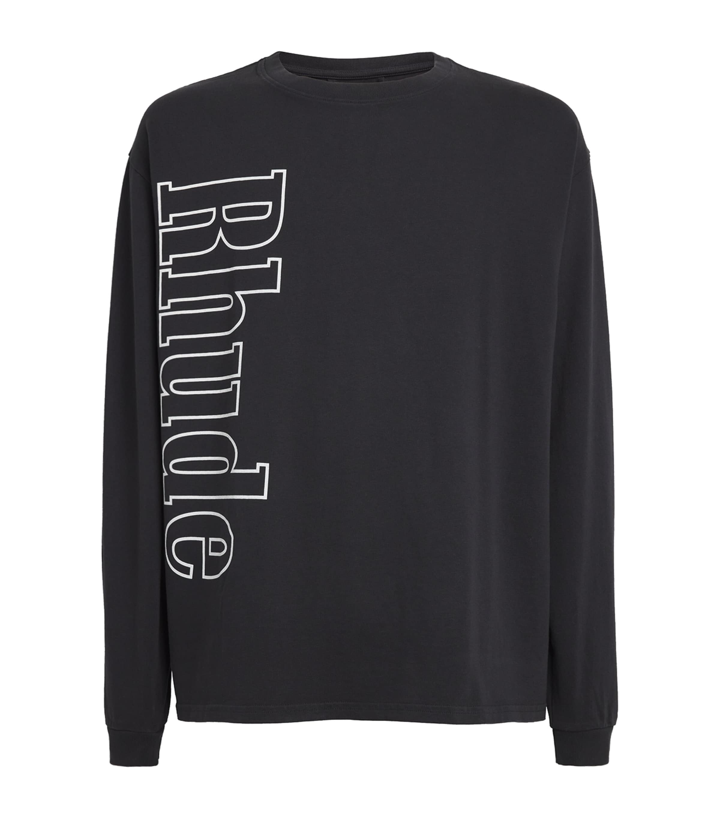 Rhude Side-logo Sweatshirt In Black