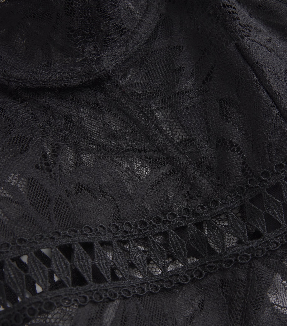 Lace After Hours Basque BLACK Image 4