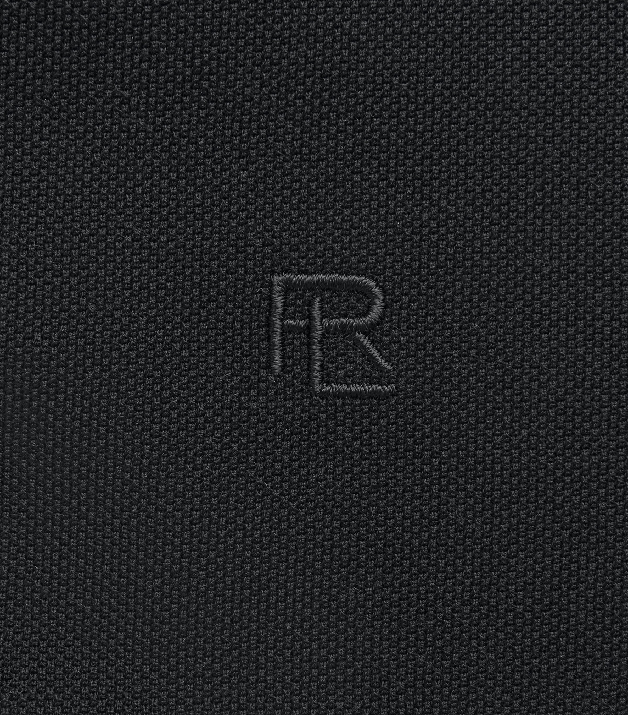 Ralph Lauren Purple Label Mens Cotton Piqué Polo Shirt Classic Black Image 6