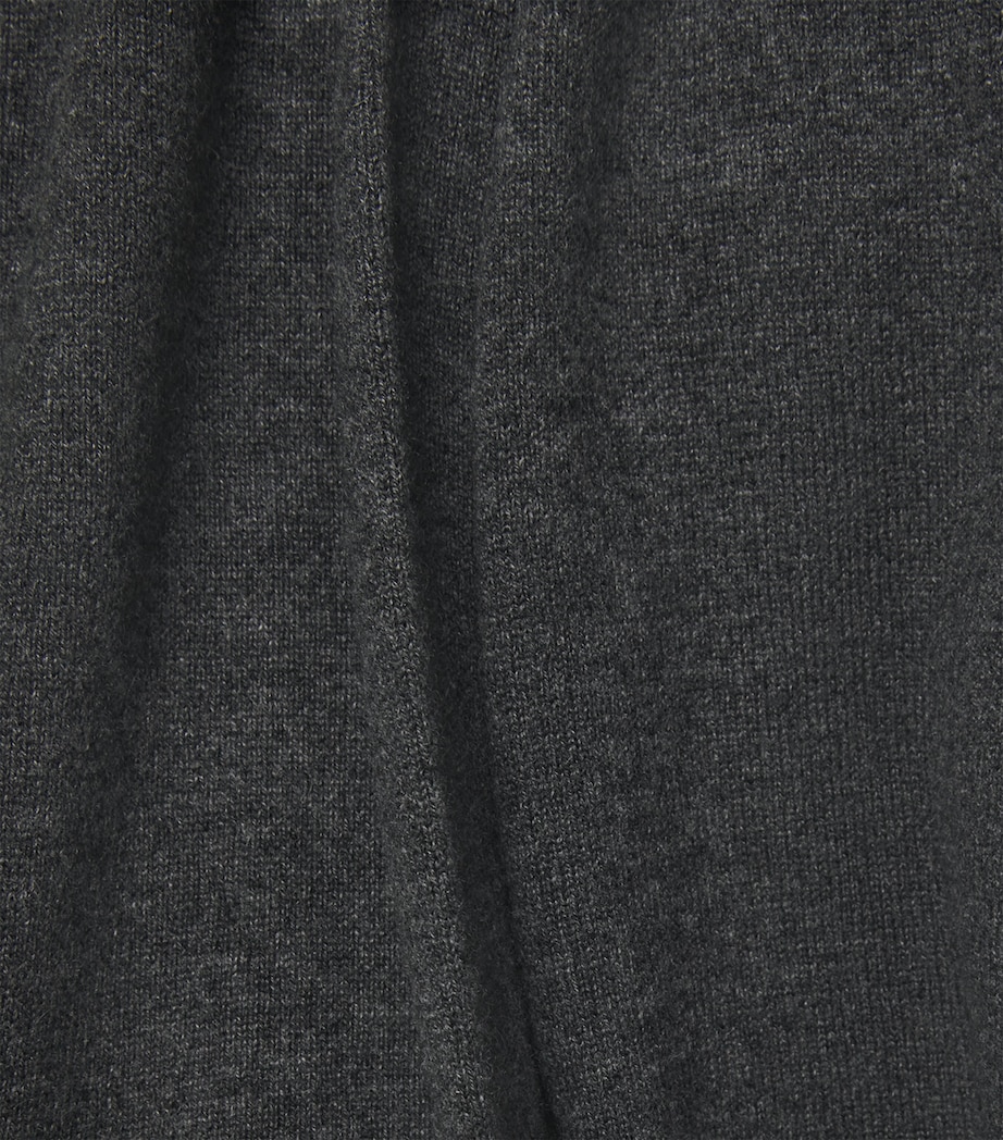 Corneliani Mens Cashmere Rollneck Sweater Grey Melange Drk Image 6