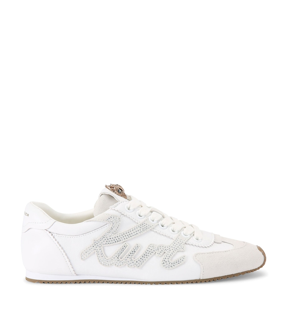Kurt Geiger London Embellished Islington Sneakers White Image 1