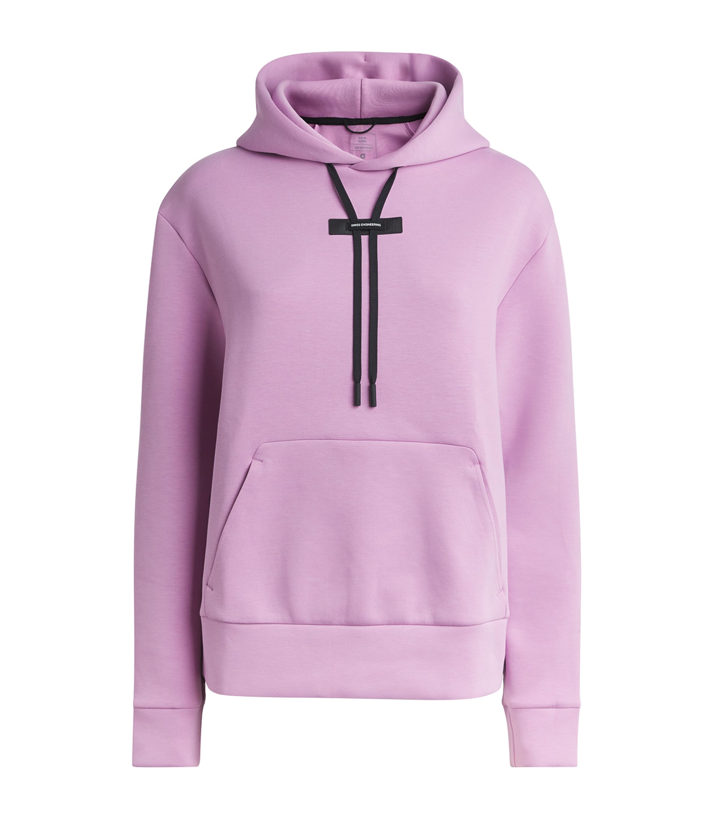 On Womens Cotton-Blend Focus Tech Hoodie Pink Image 1
