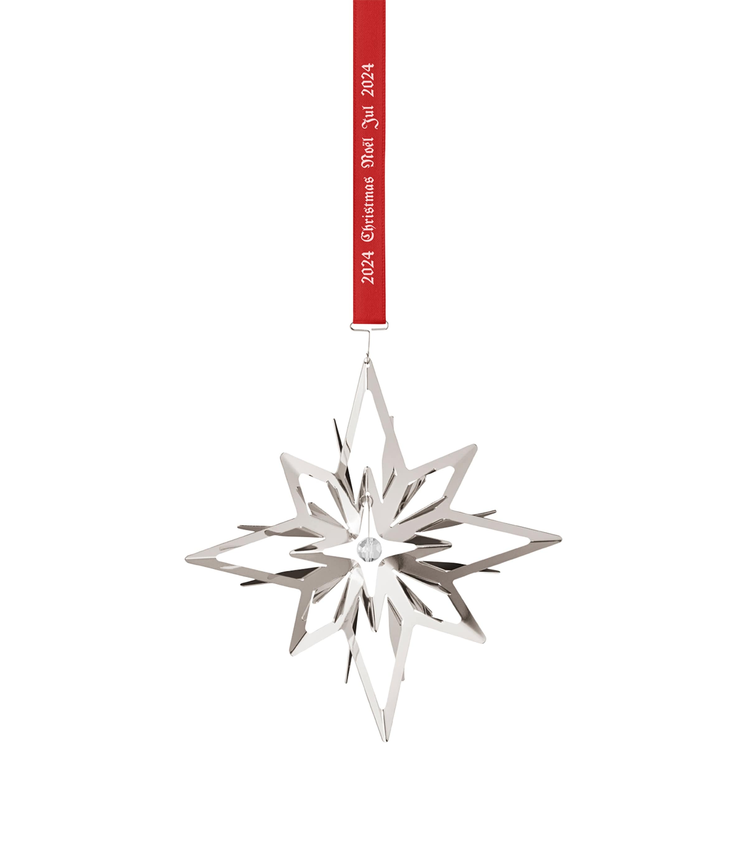 Shop Georg Jensen Palladium-plated Mobile Star Tree Decoration 2024 In Silver