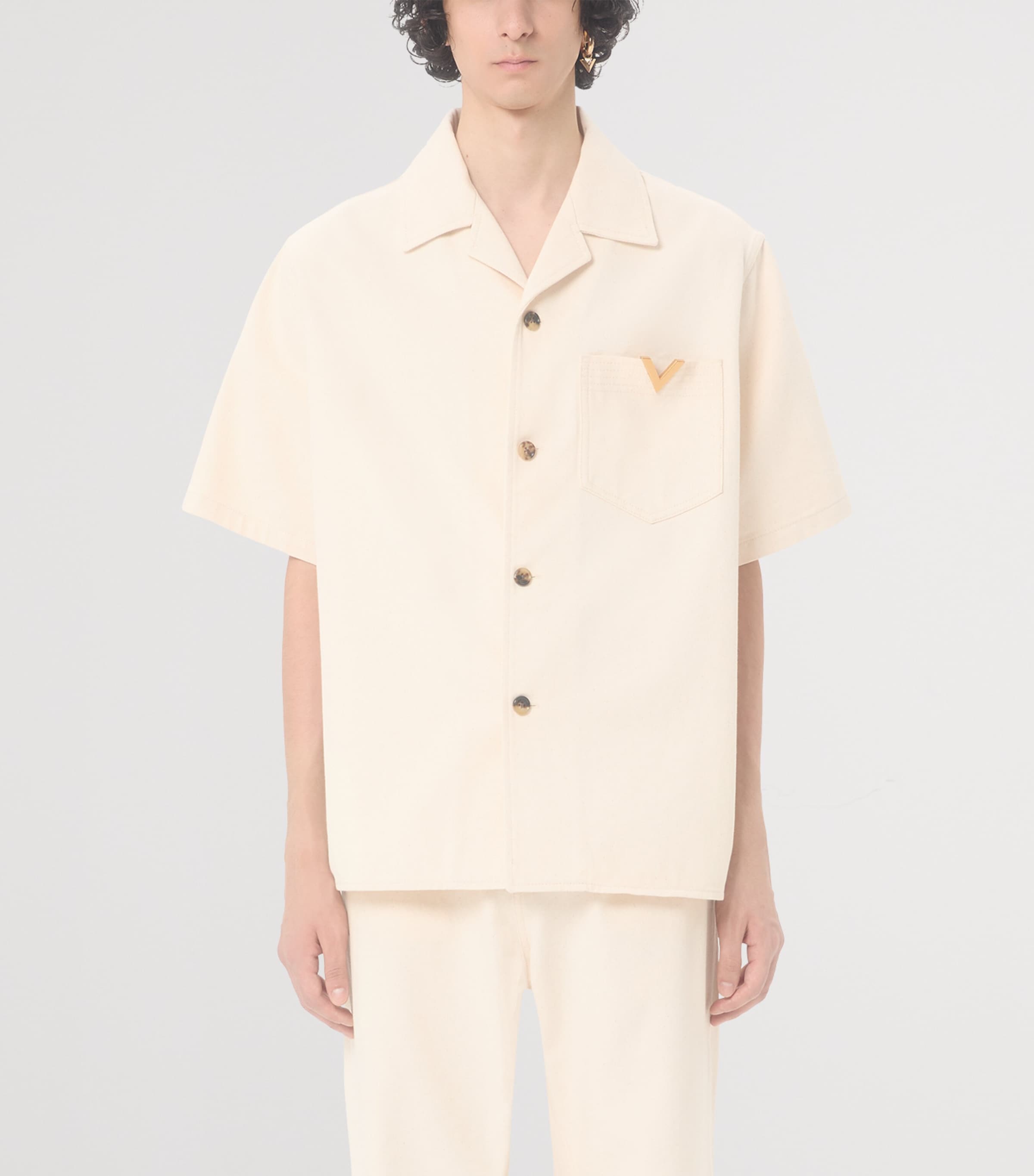 Denim V-Logo Shirt A03 Image 2