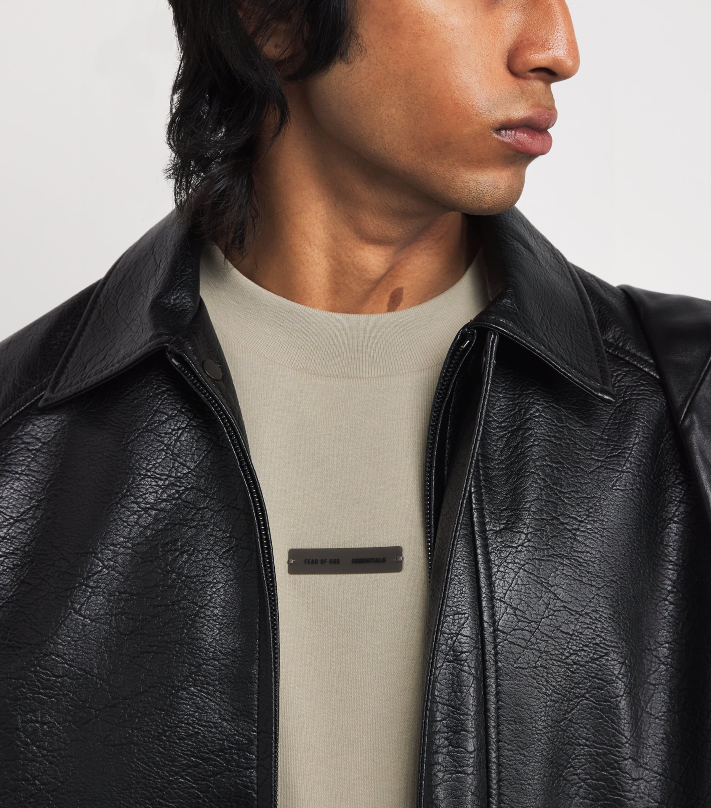 Cotton Logo Oversized T-Shirt ABBEY STONE Image 6