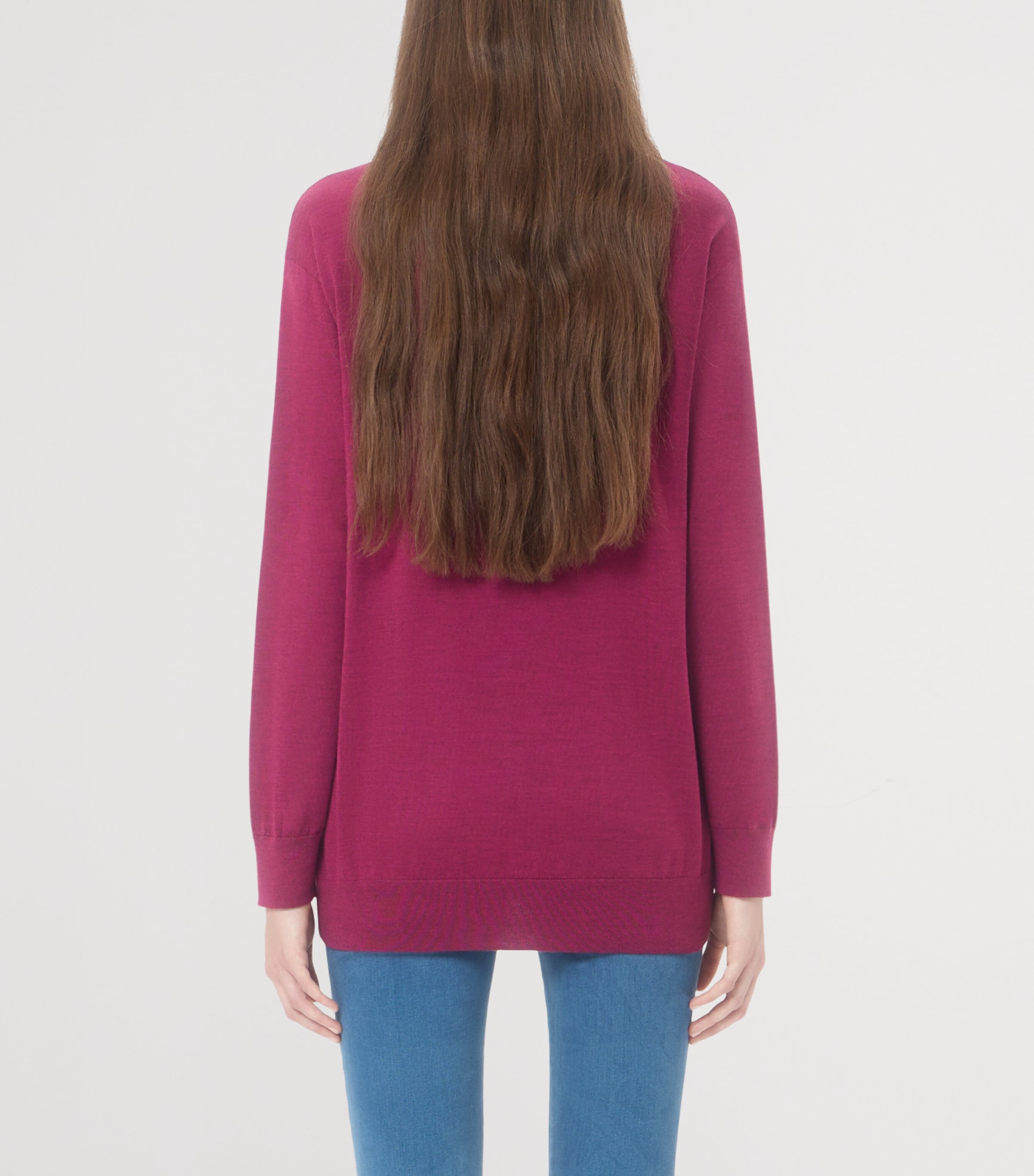 Valentino Womens Wool Tie-Neck Sweater Image 5