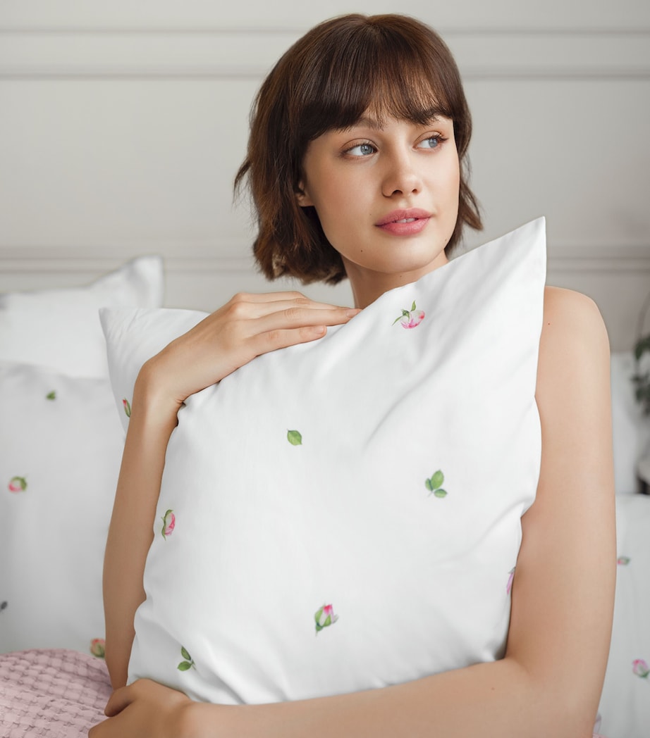 Floral Jeunesse-Noblesse Super King Duvet Cover BLANC Image 2