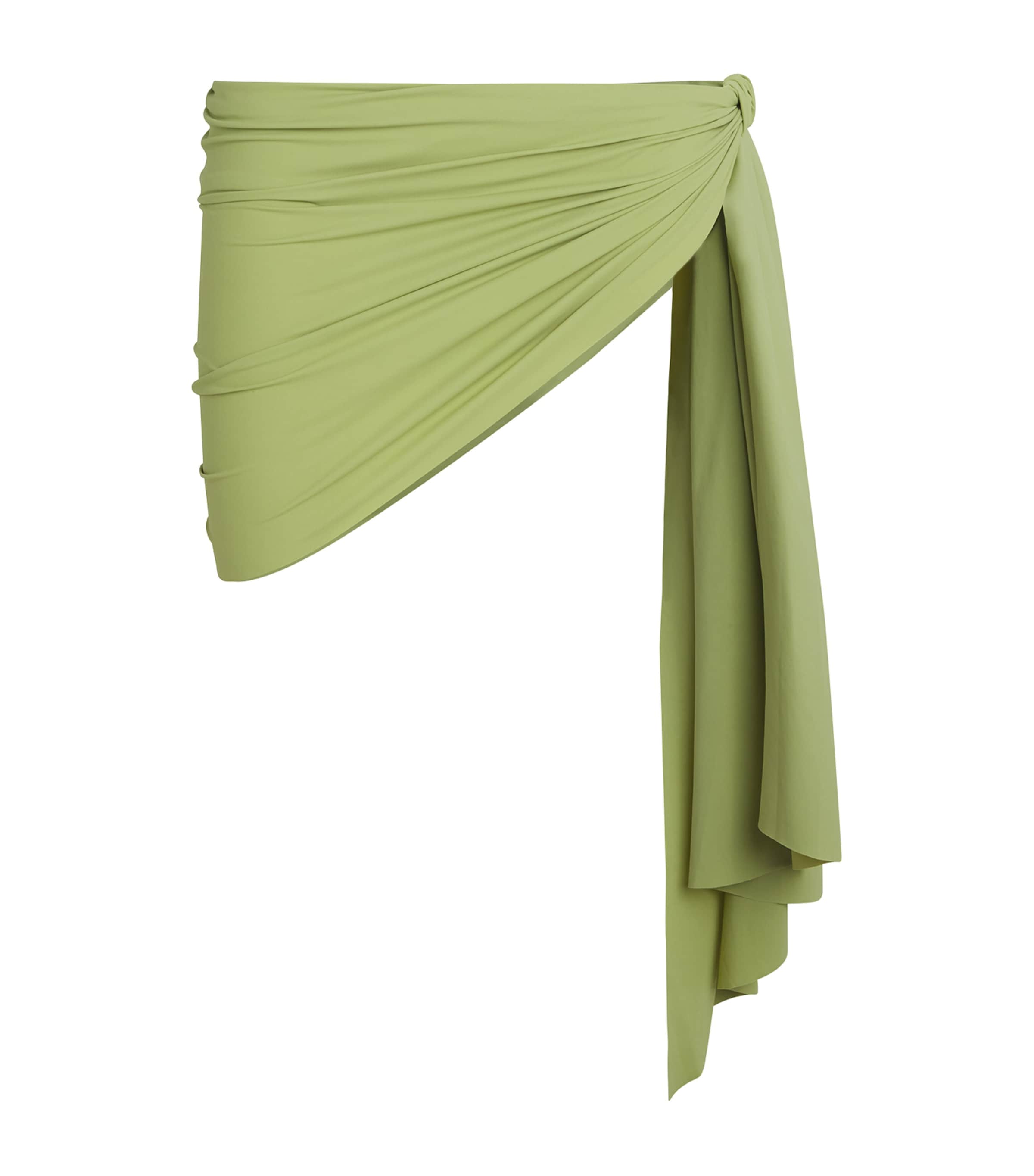 Christopher Esber Wrap Mini Sarong In Green