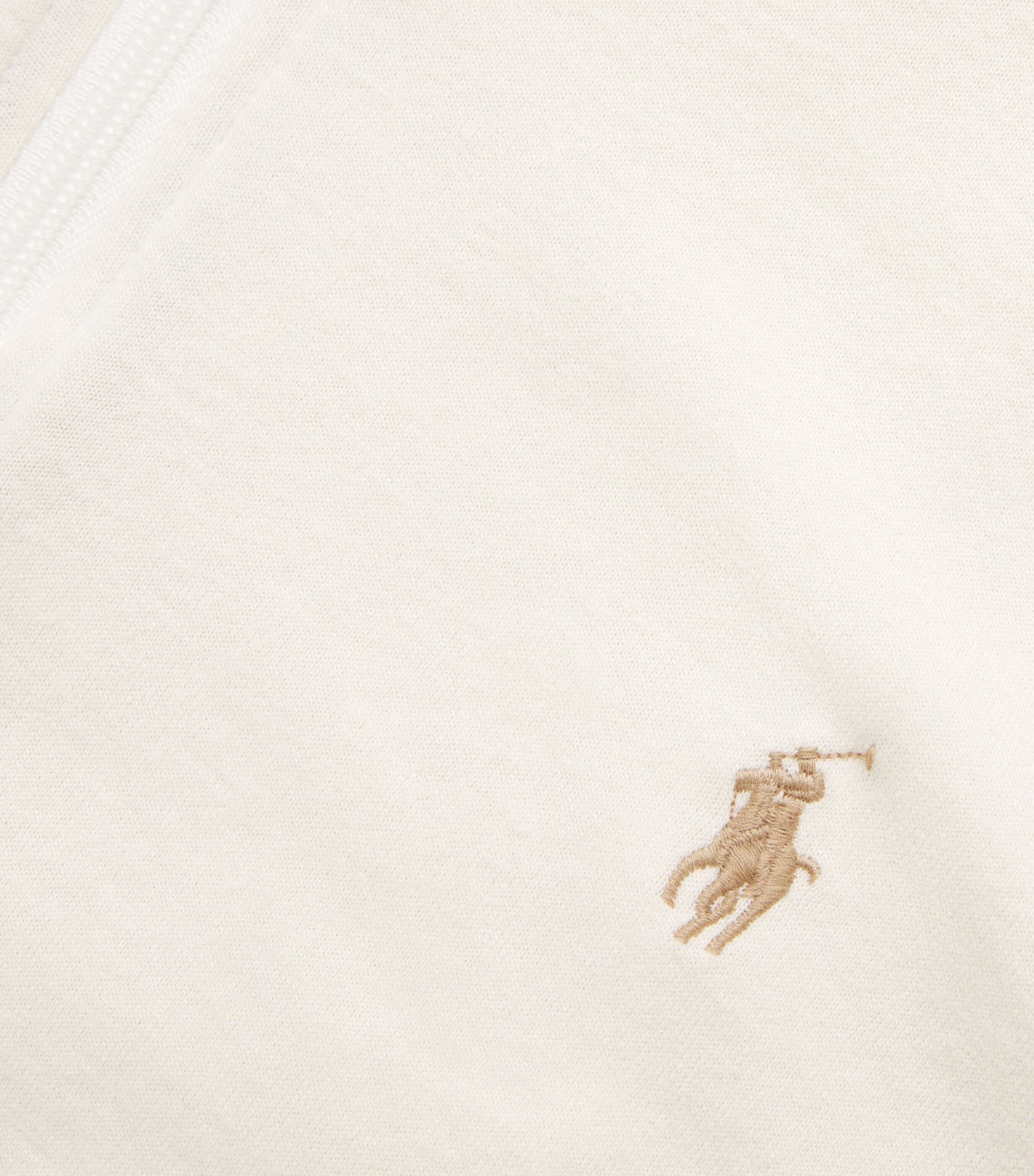 Cotton-Blend Quarter-Zip Sweater NATURAL Image 5