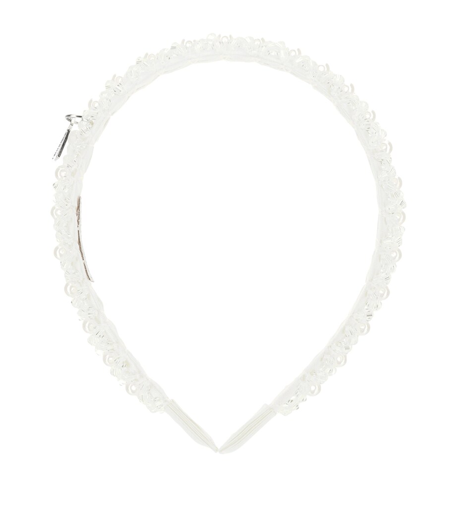 Satin Beaded Headband PANNA Image 1