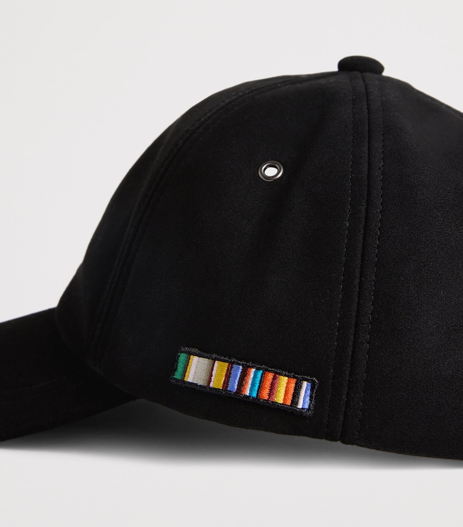 Suede Baseball Cap 79_BLACK Image 4