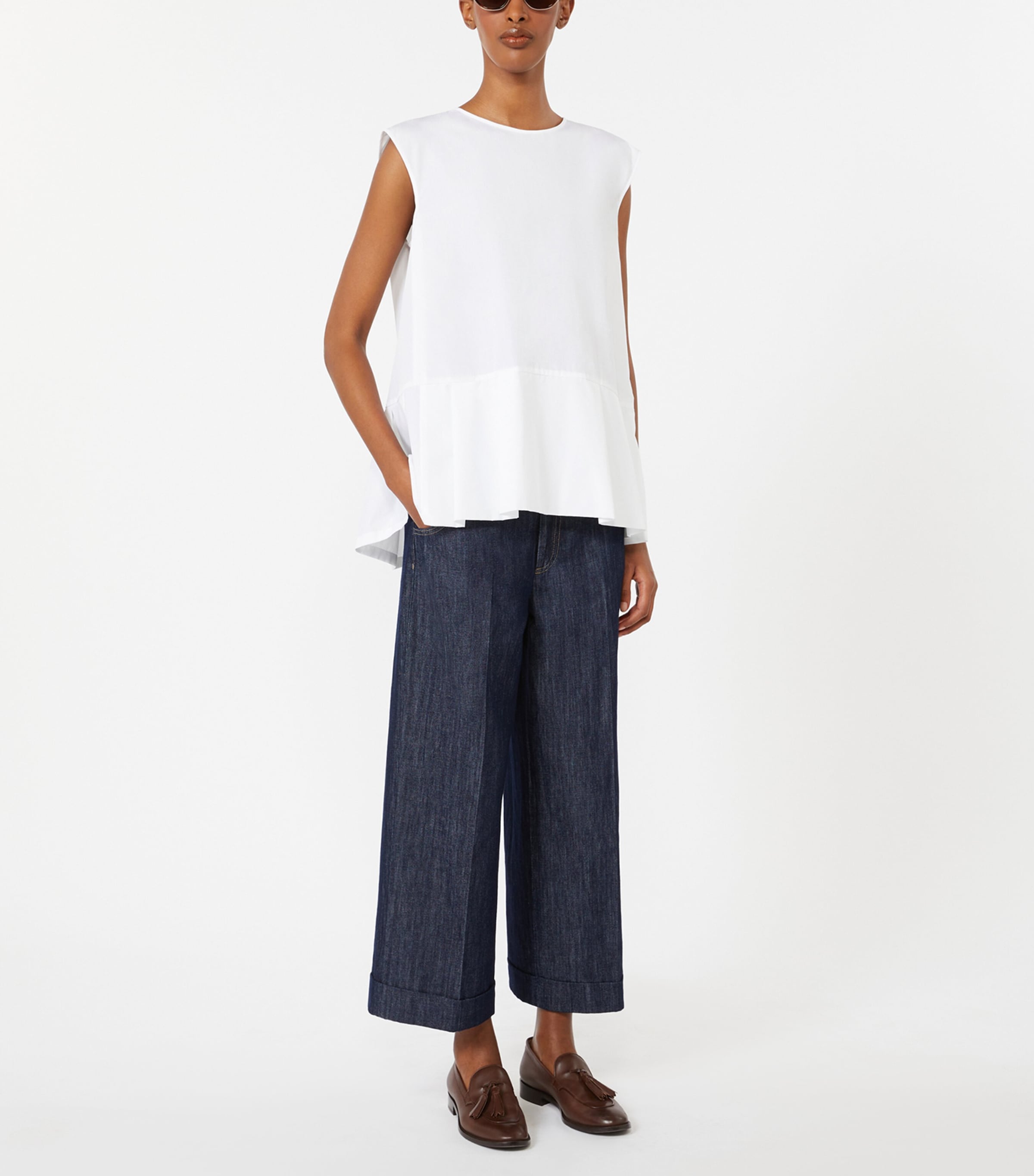 Cotton Brava Blouse WHITE Image 4