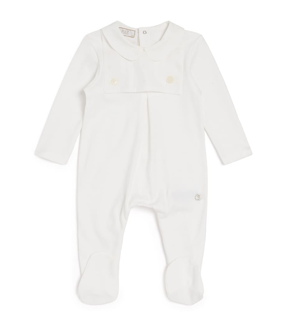 Cotton Knitted All-In-One (0-12 Months) 60 T162 CREAM Image 1