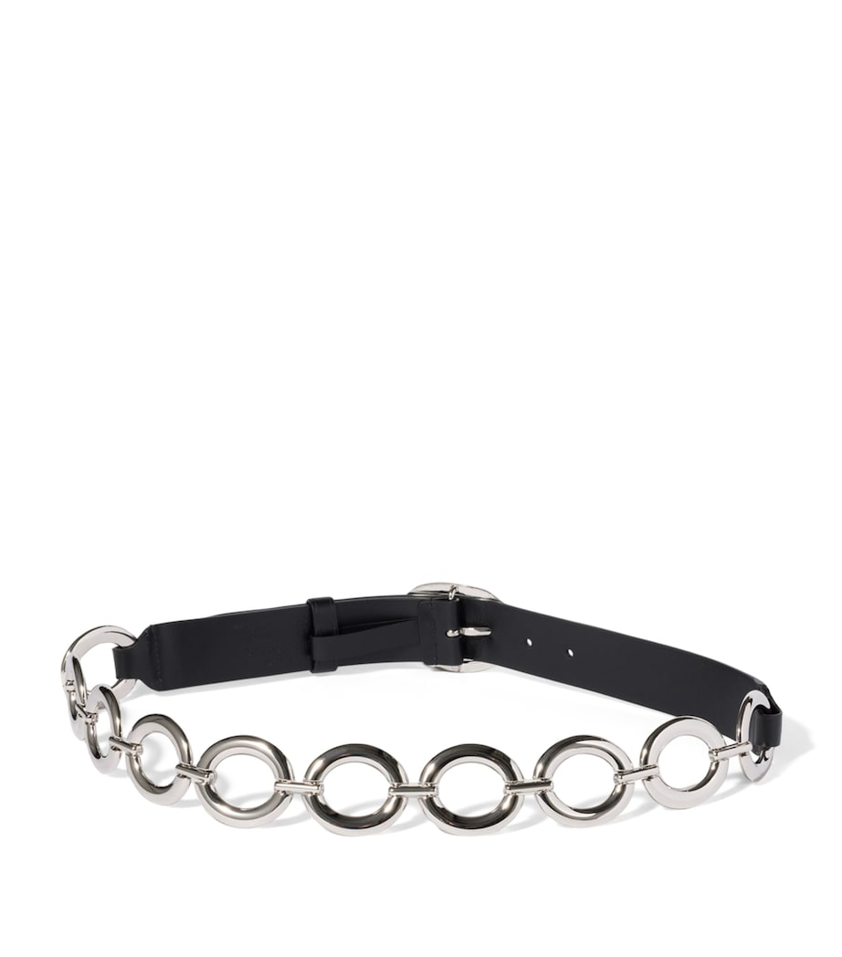 Miu Miu Leather and Metal Belt Image 1