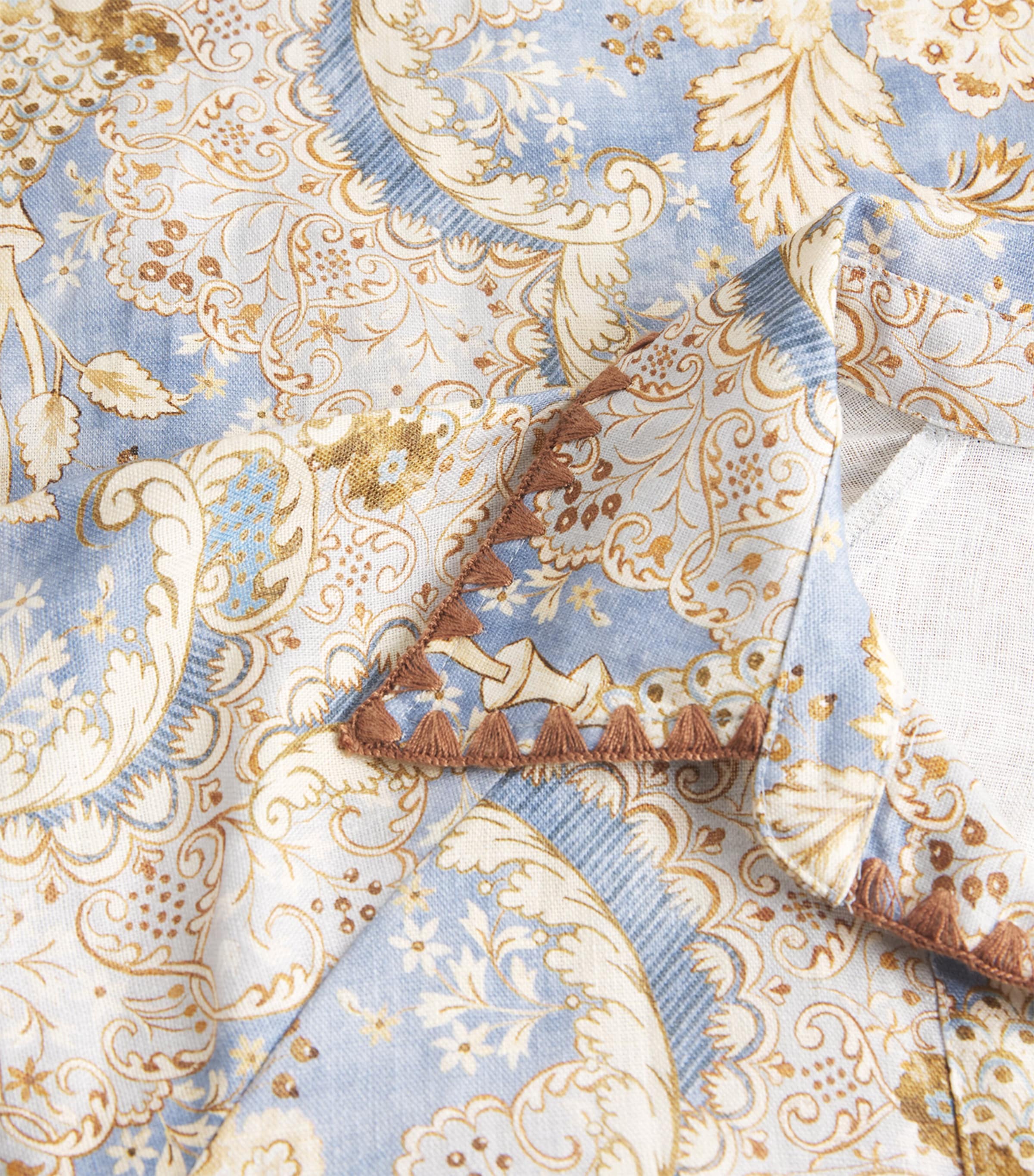 Linen Daylight Tunic Midi Dress DAMASK DENIMDMDM Image 6