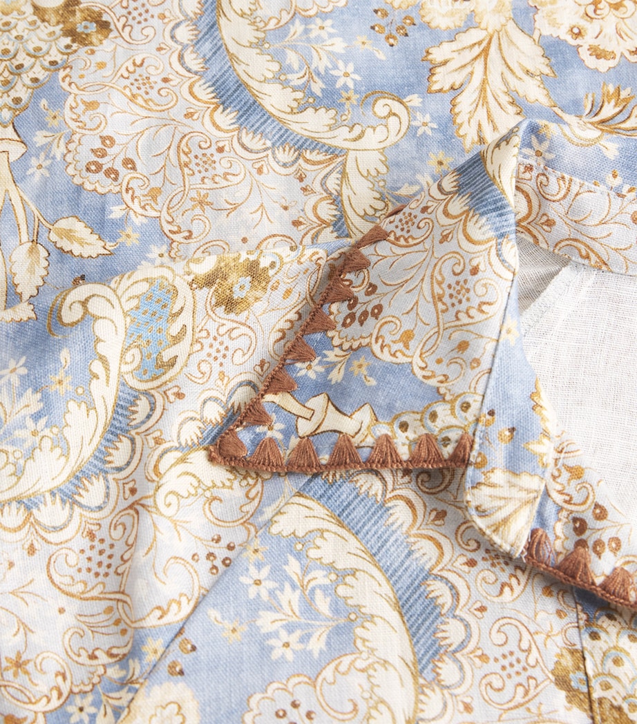 Linen Daylight Tunic Midi Dress DAMASK DENIMDMDM Image 6