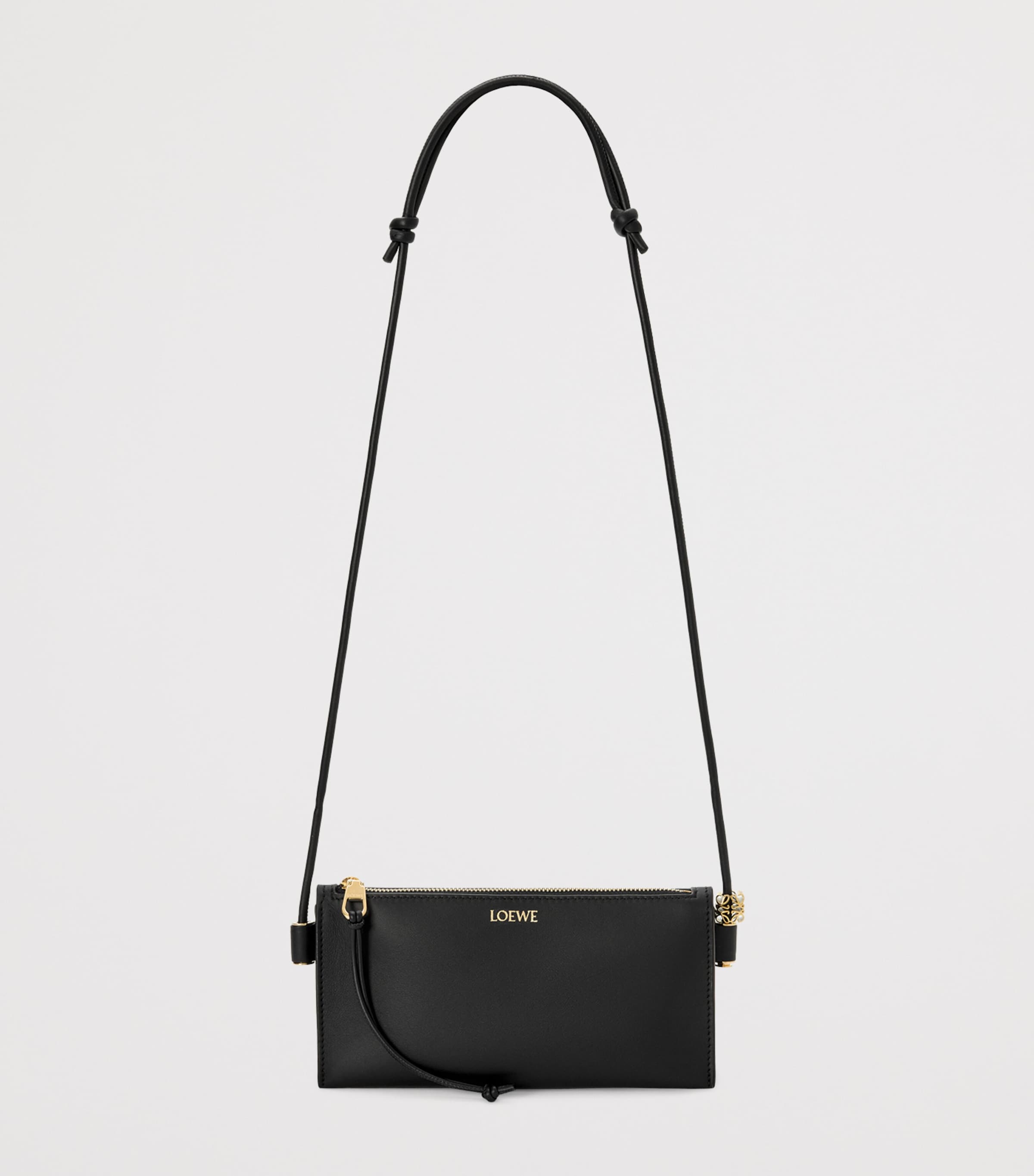 Leather Joya Pouch BLACK Image 5