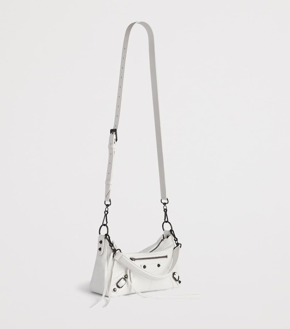 Balenciaga Mini Lambskin Le City Moto Shoulder Bag Image 3