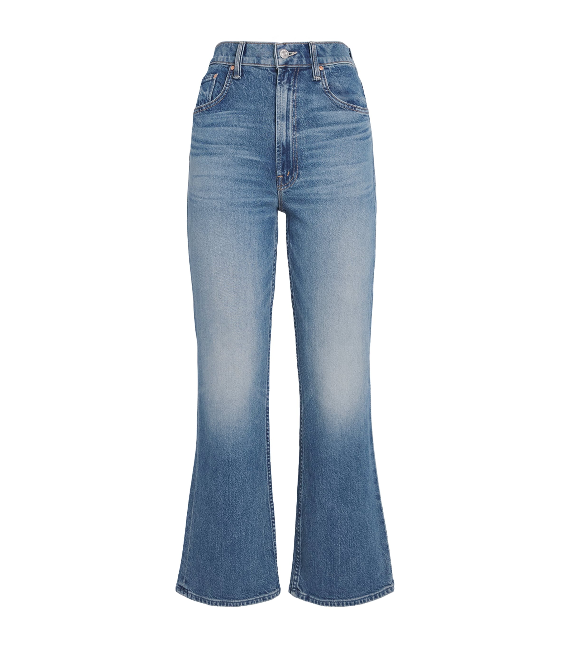 Mother The Scooter Ankle Jeans In Blue