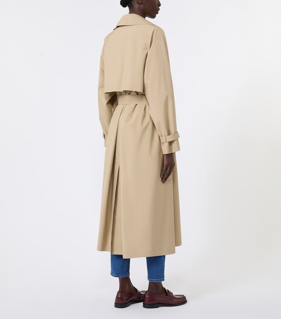 Weekend Max Mara Womens Wrap Trench Coat Beige Image 4