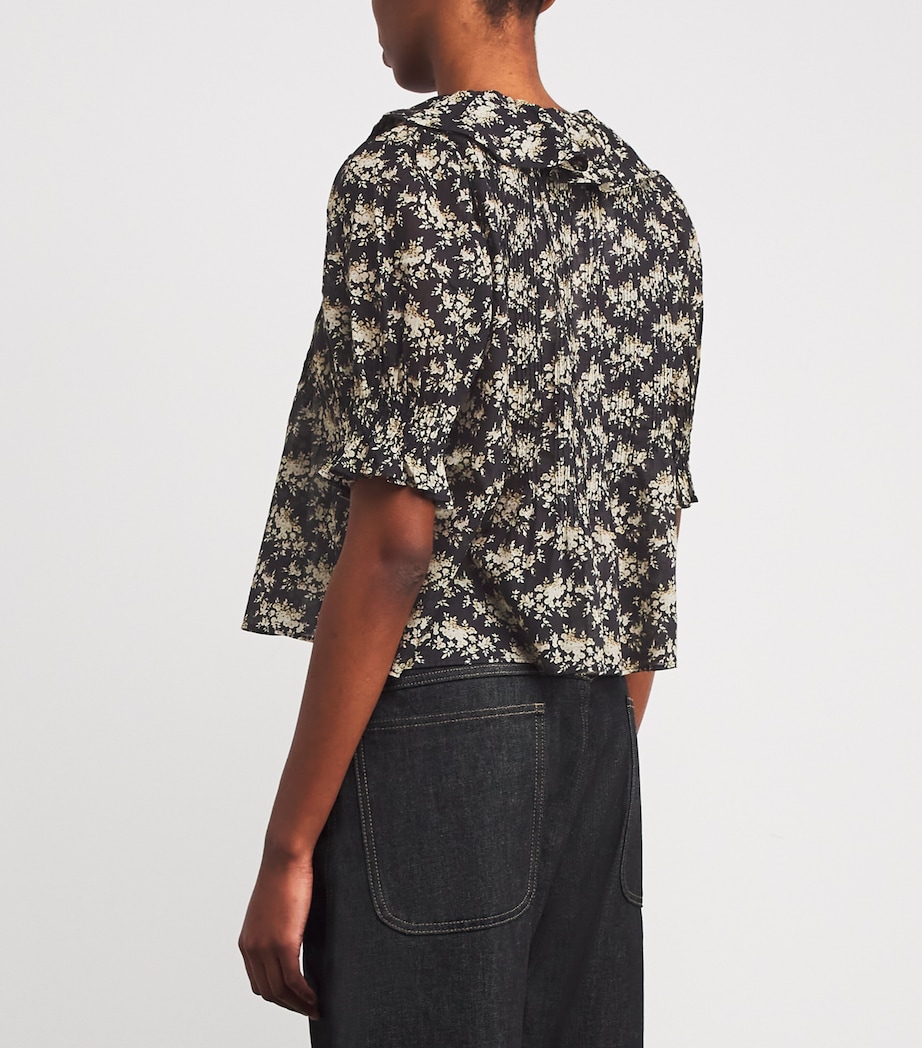 Organic Cotton Henri Blouse NIOR ROSIER FLORAL Image 4