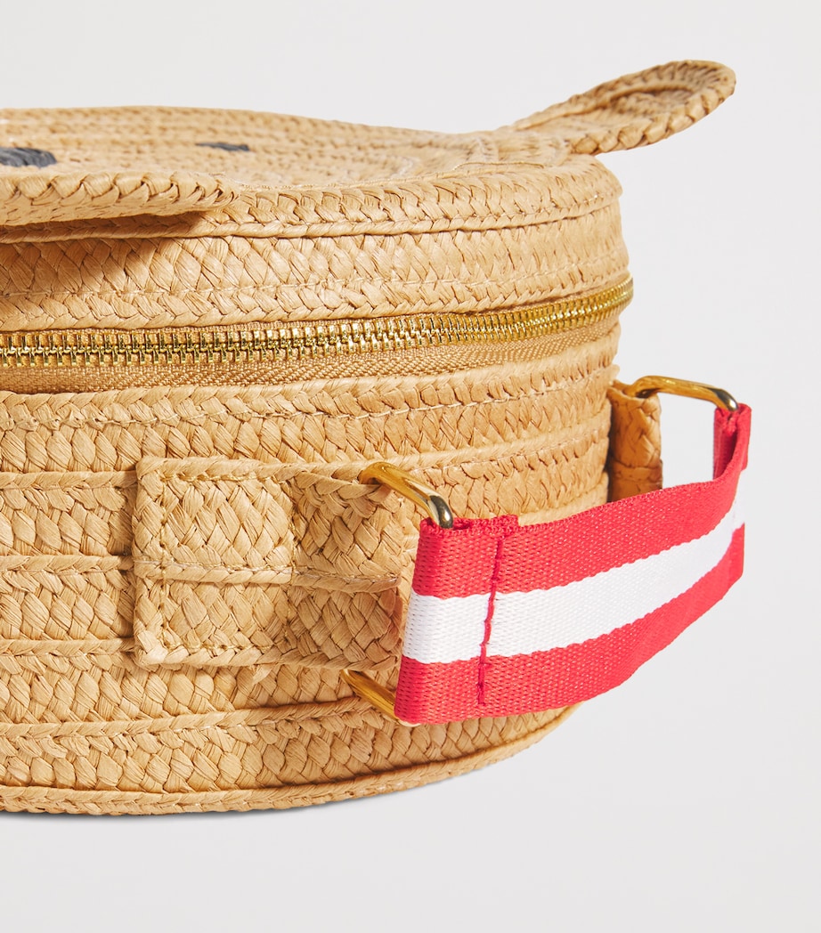 Straw Bear Shoulder Bag MULTI Image 4