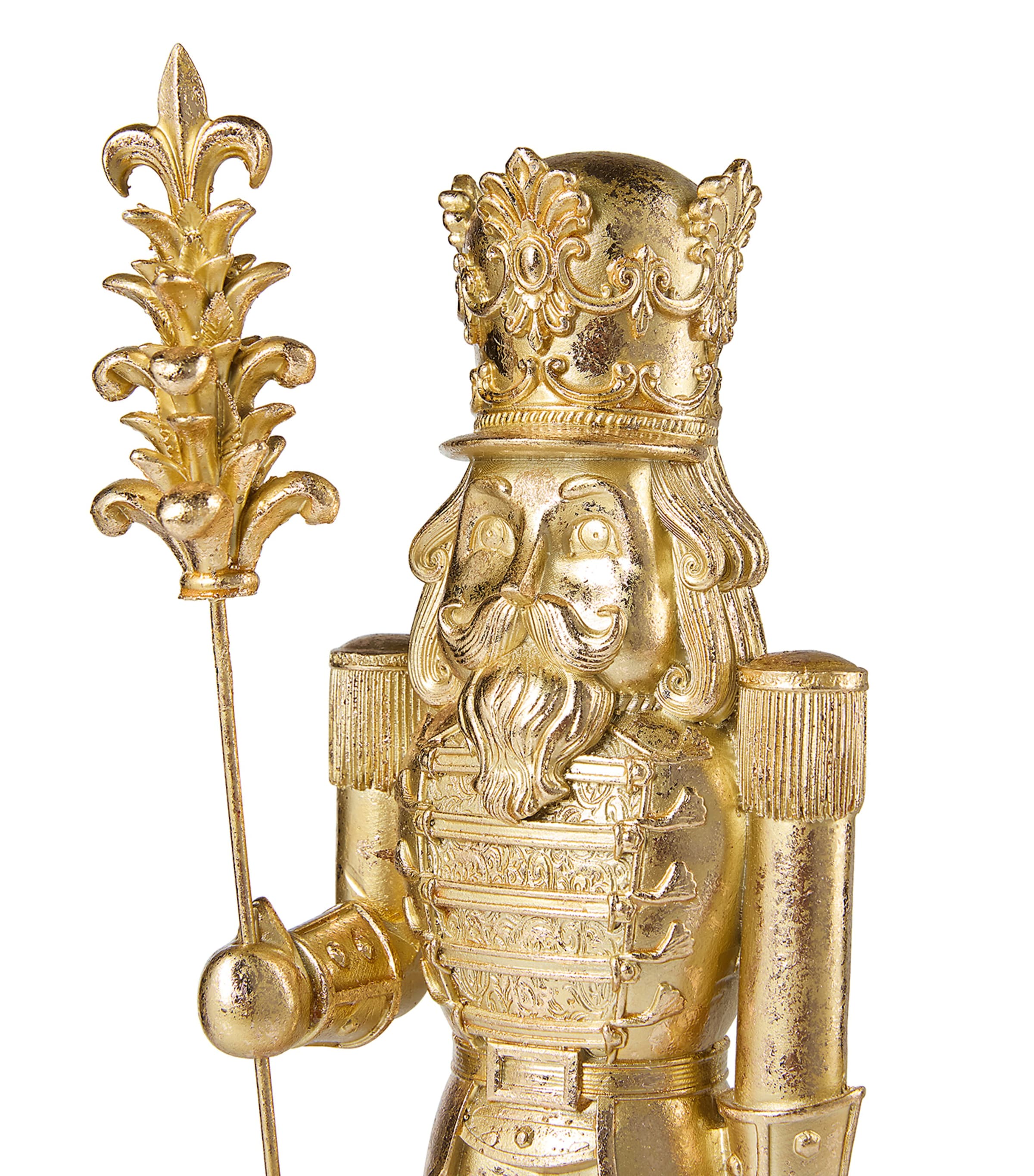 Harrods Golden Nutcracker Ornament (40cm) Gold Image 2