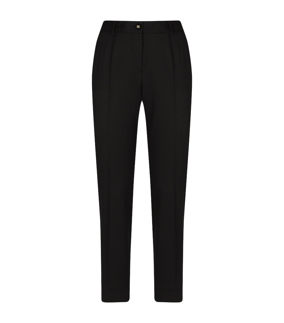 Gabardine Trousers N0000-BLACK Image 1