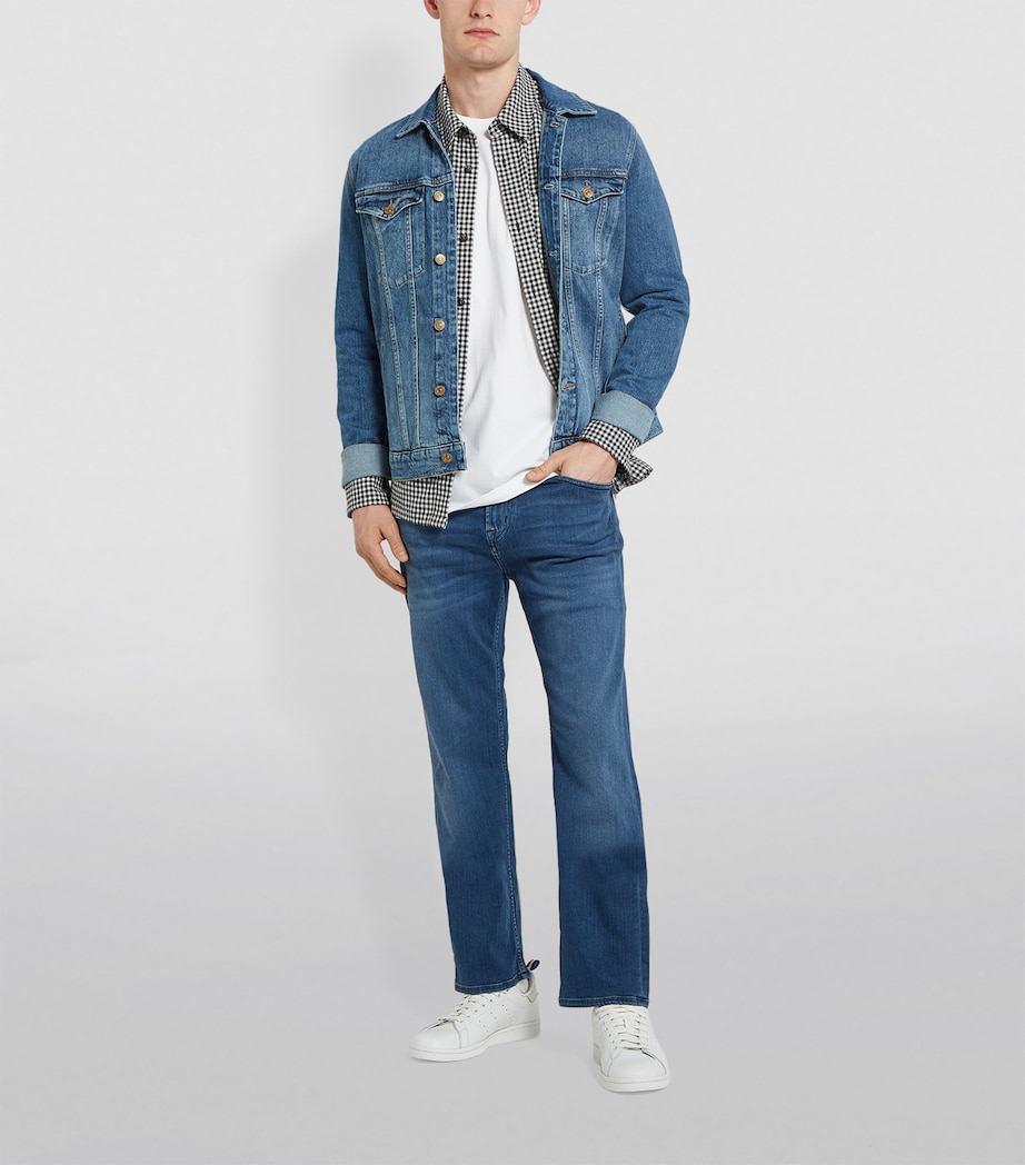 Straight Luxe Performance Jeans MID BLUE Image 2