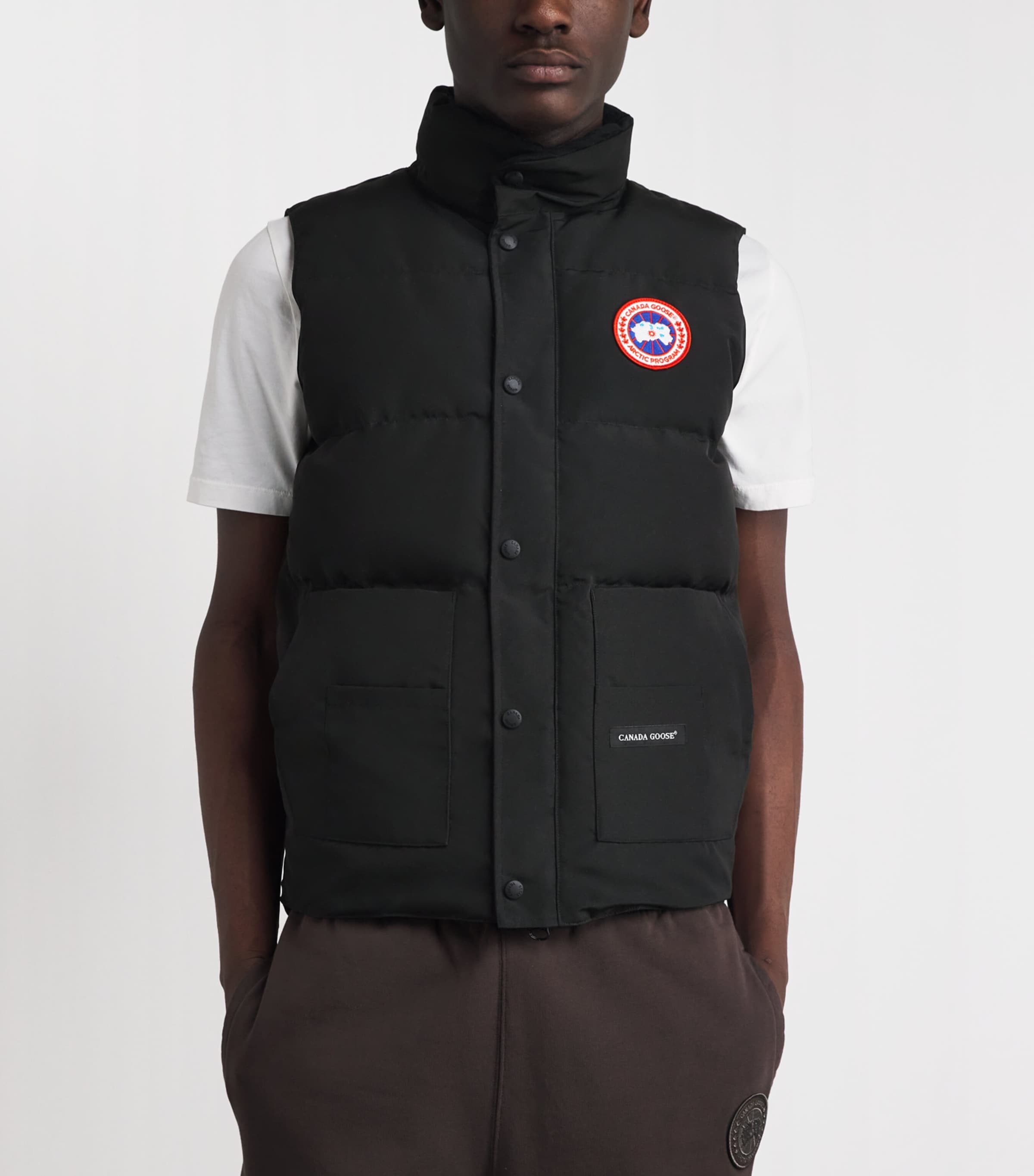Canada Goose Black Freestyle Crew Gilet | Harrods US