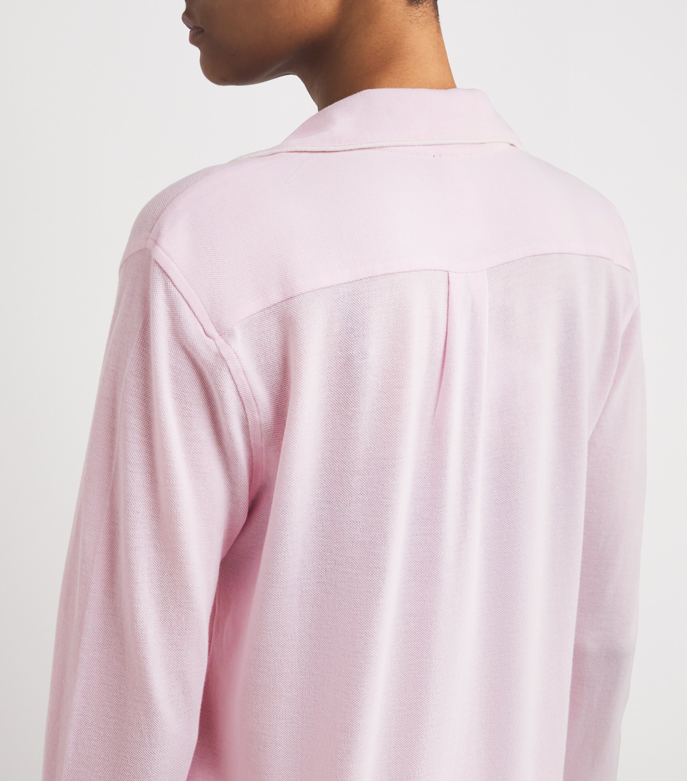 Polo Ralph Lauren Womens Cotton-Blend Polo Pony Pyjama Set Pink Lady Image 4