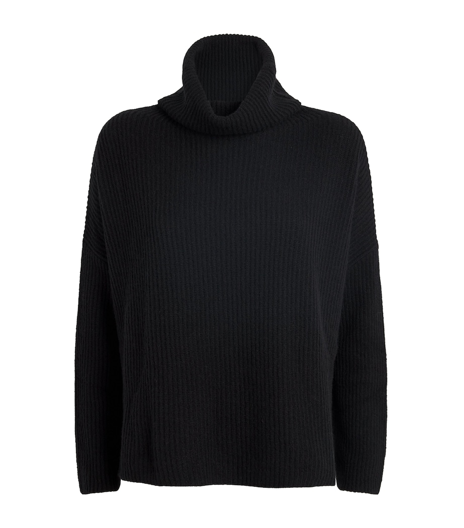 Cashmere Rollneck Sweater BLACK Image 1