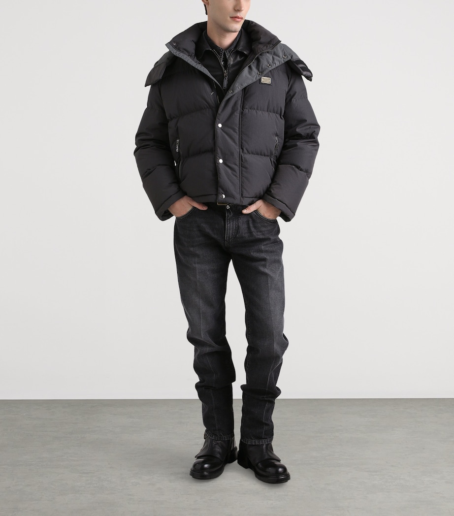 Puffer Jacket N0636 DARK ANTH Image 2