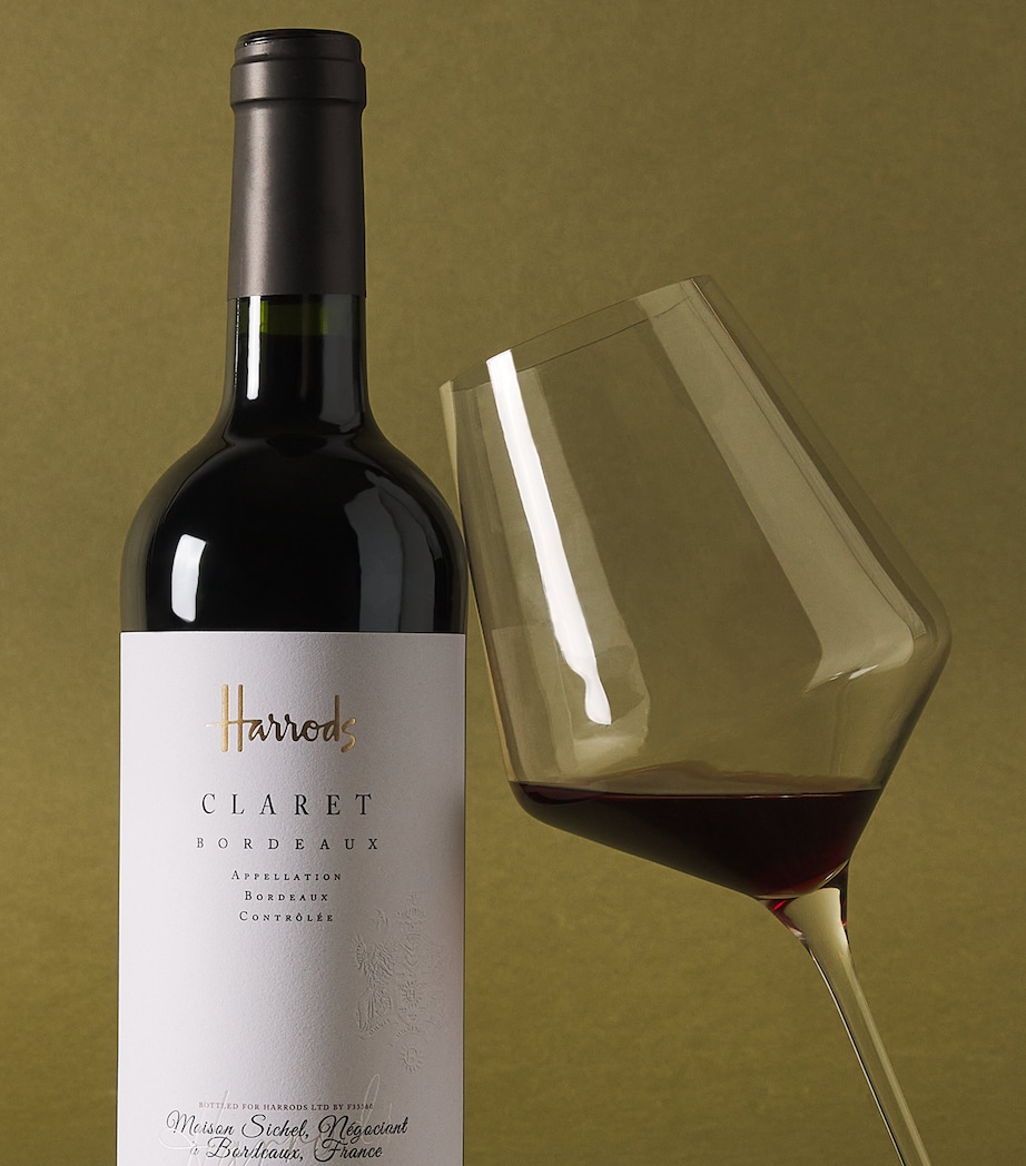 Harrods Claret Wine Case (12 Bottles) - Bordeaux, France Image 4