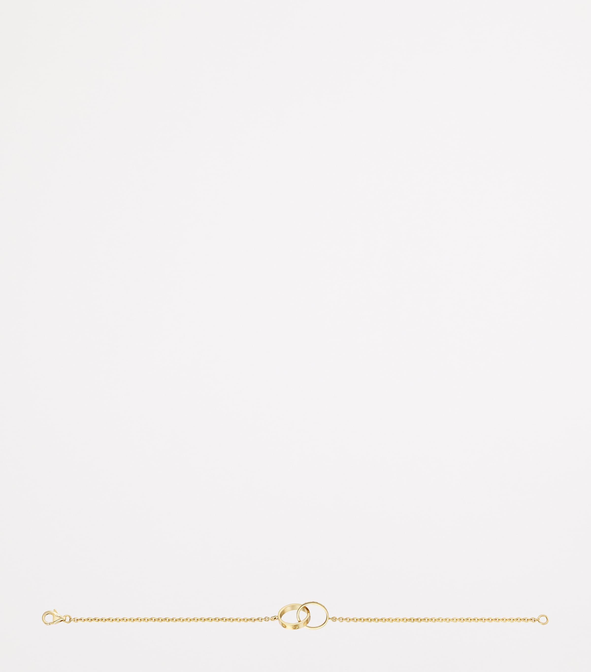 Yellow Gold LOVE Chain Bracelet YELLOW GOLD Image 6